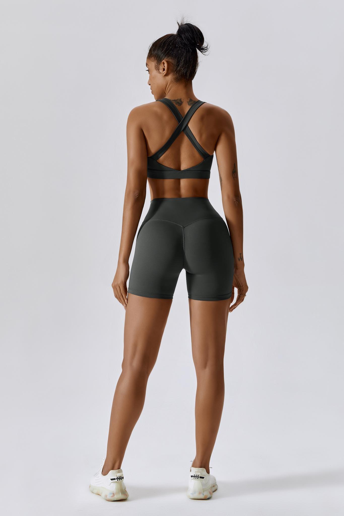 Fit Shorts - Charcoal - Maison and Aurora