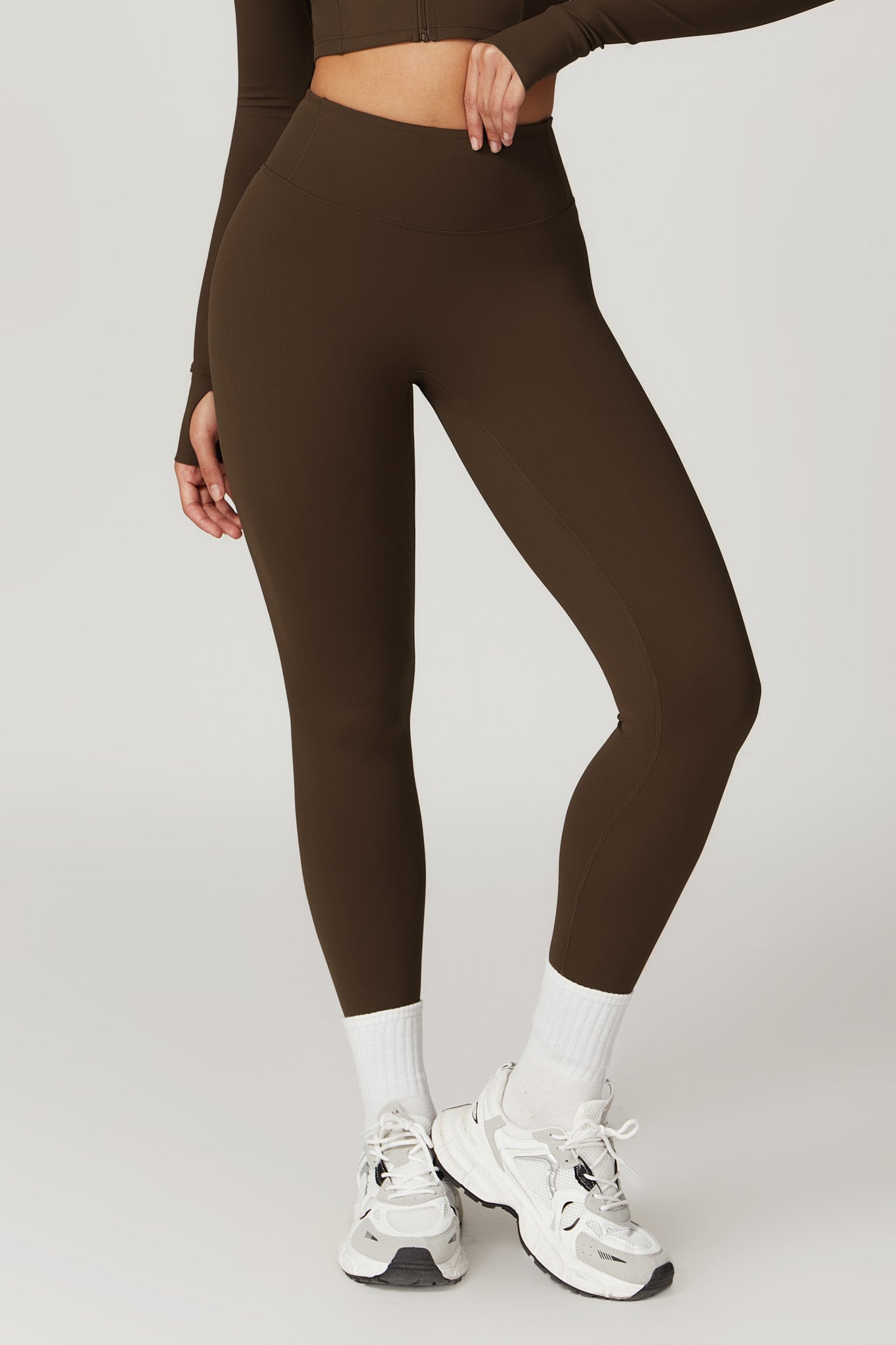 Fit Leggings - Cocoa - Maison and Aurora
