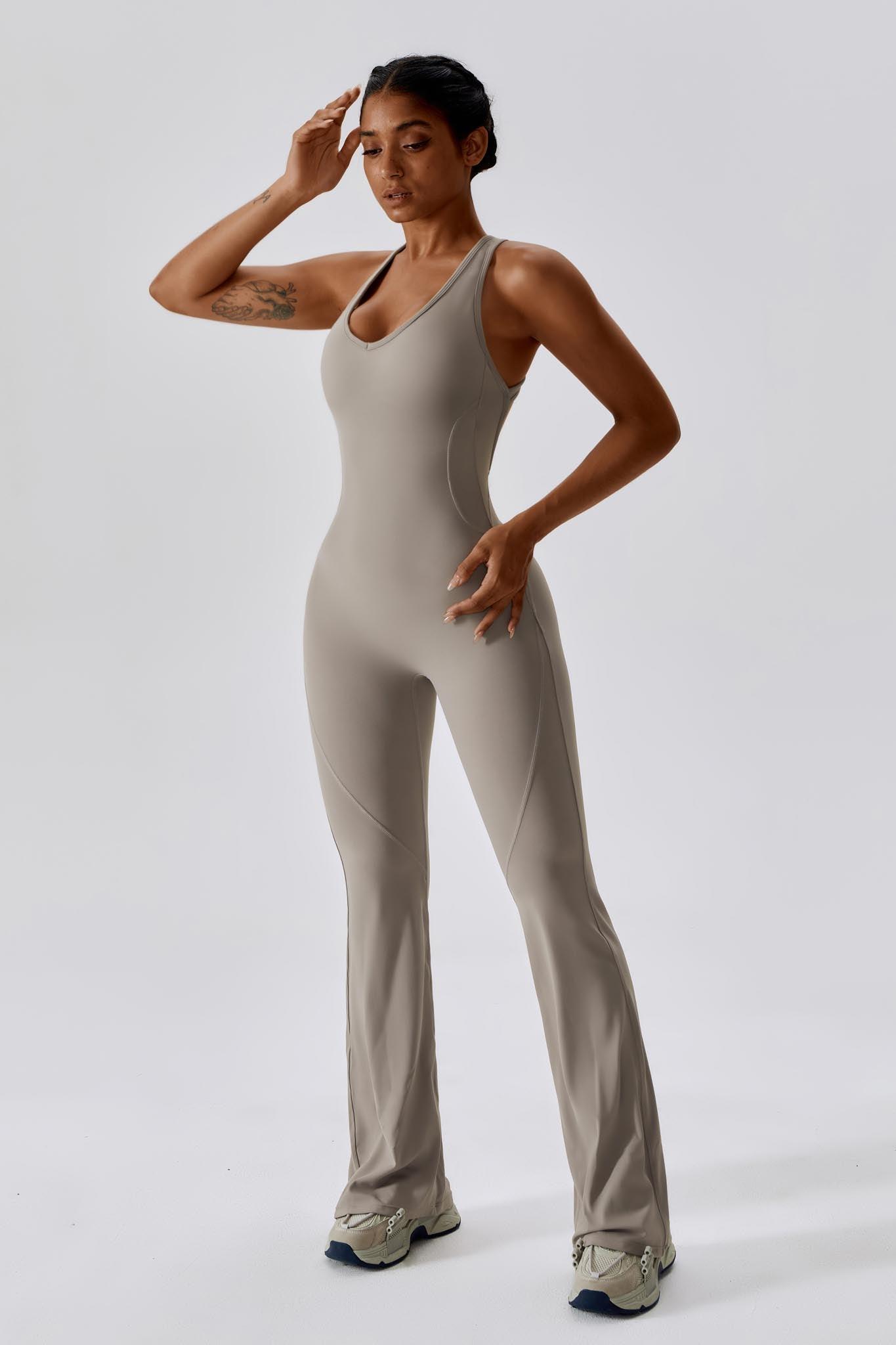 Grace Jumpsuit - Cool Taupe - Maison and Aurora