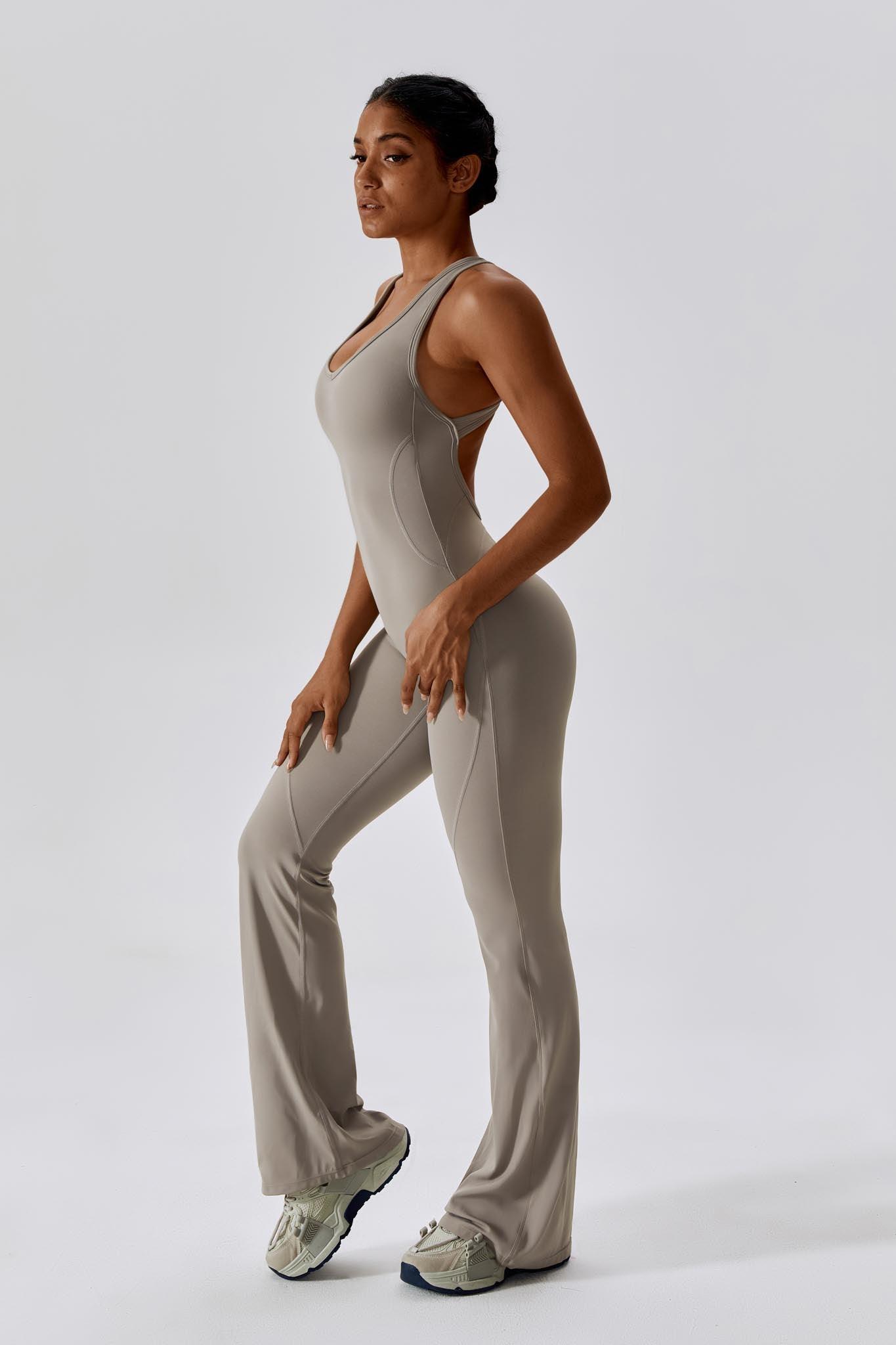 Grace Jumpsuit - Cool Taupe - Maison and Aurora