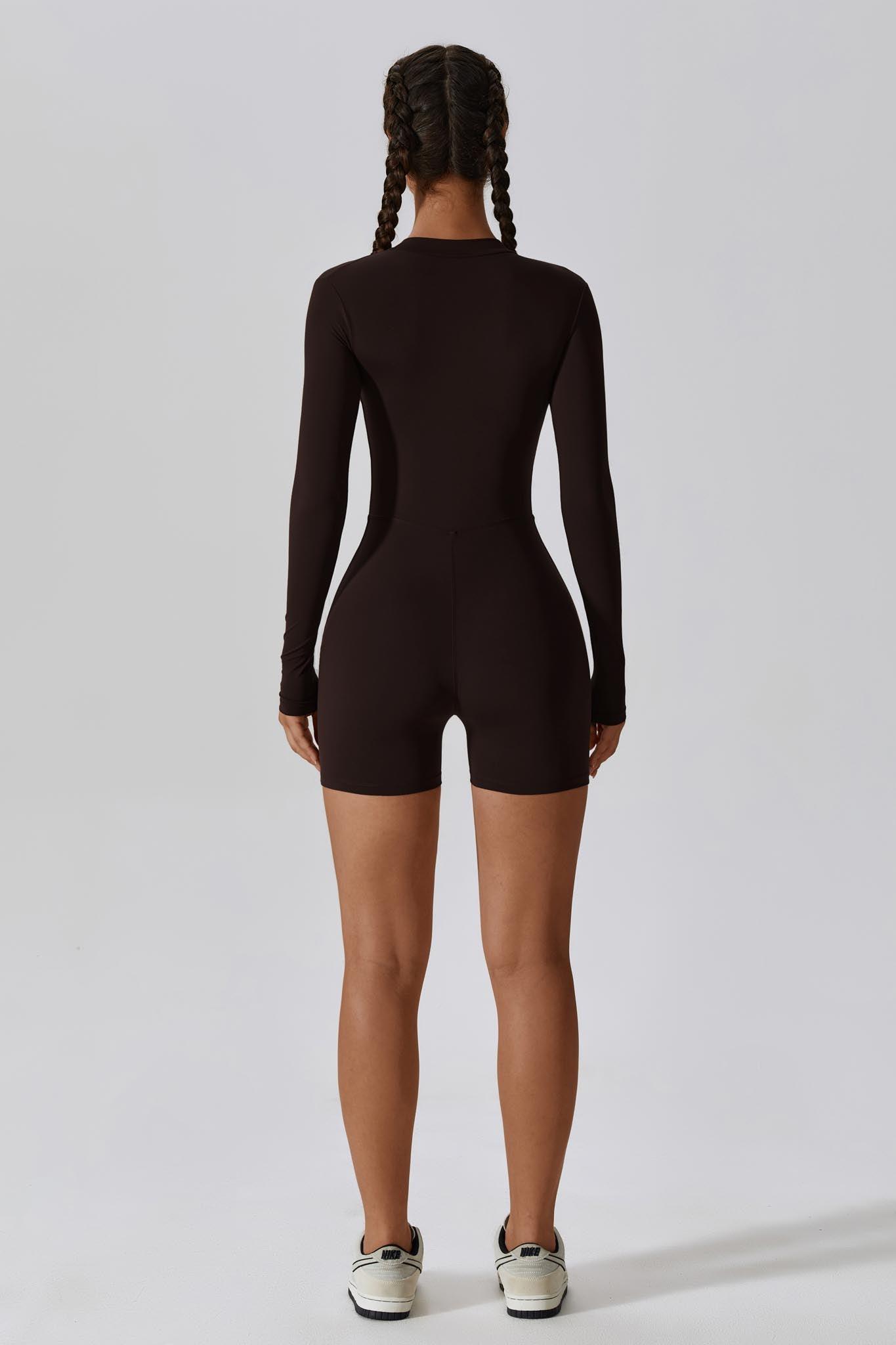 Lillian Jumpsuit - Dark Brown - Maison and Aurora