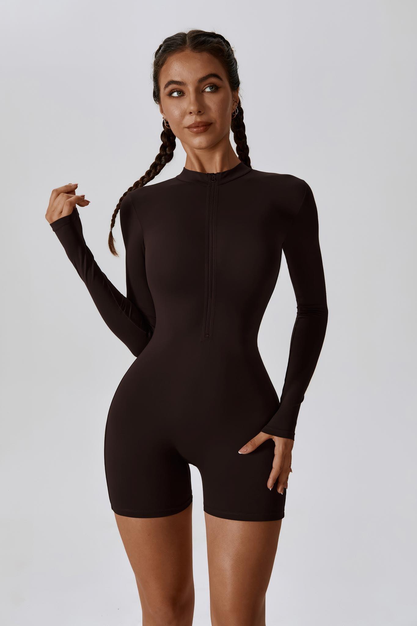 Lillian Jumpsuit - Dark Brown - Maison and Aurora