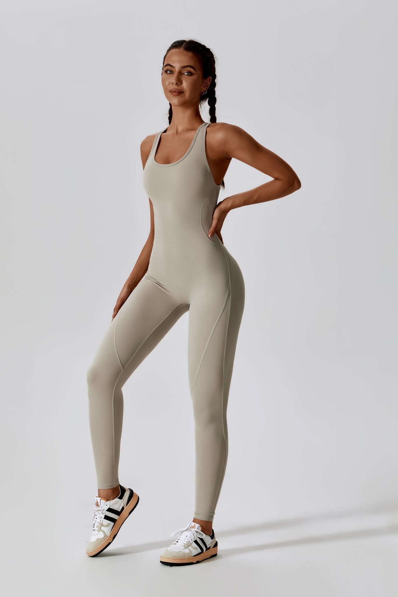 Femmy Jumpsuit - Dark Nude - Maison and Aurora