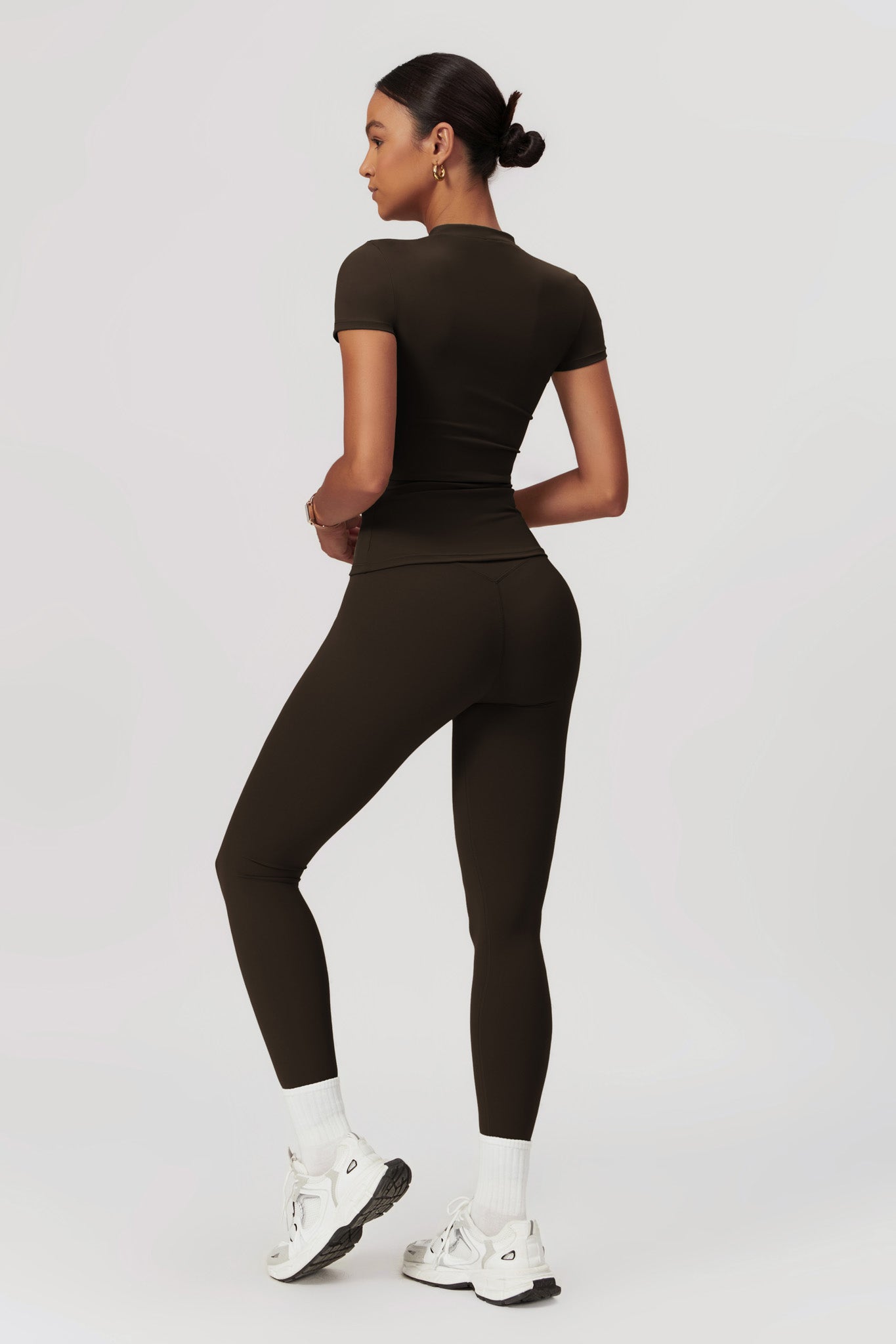 Belle  Leggings - Espresso - Maison and Aurora