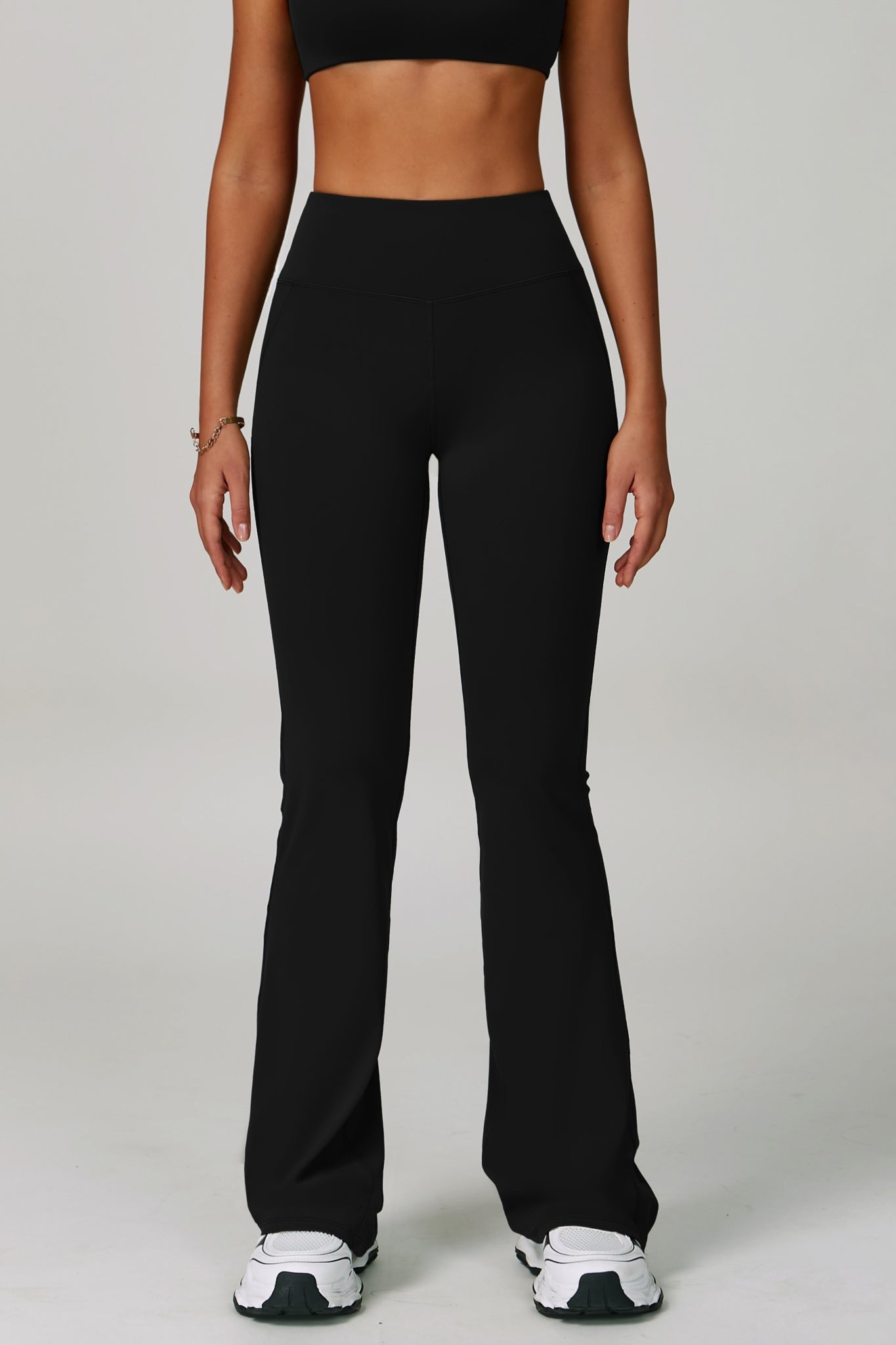 Esme Flare Leggings - Black - Maison and Aurora