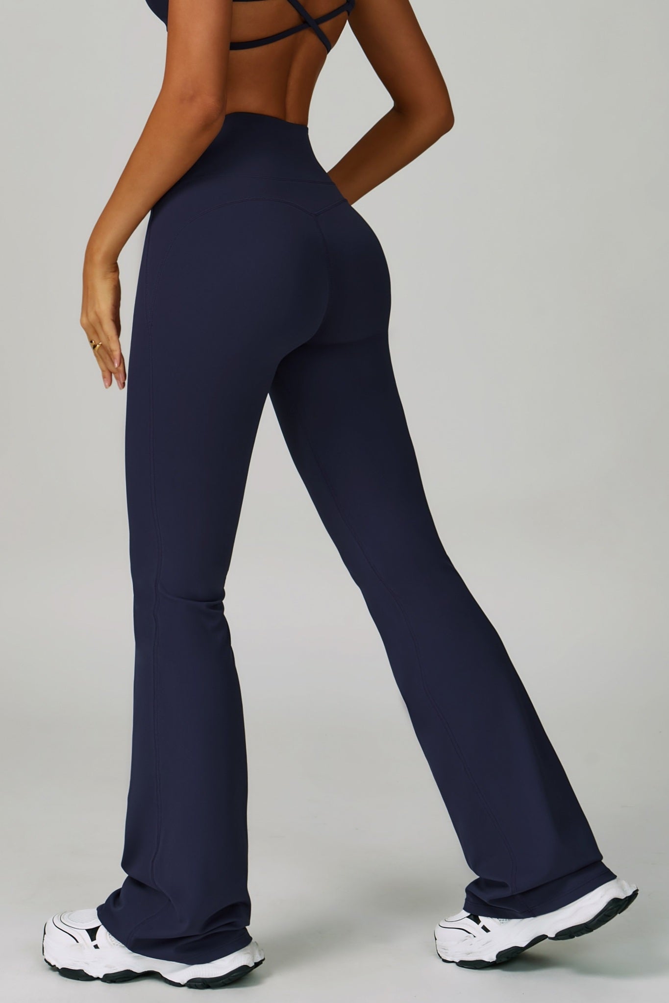 Esme Flare Leggings - Obsidian Blue - Maison and Aurora