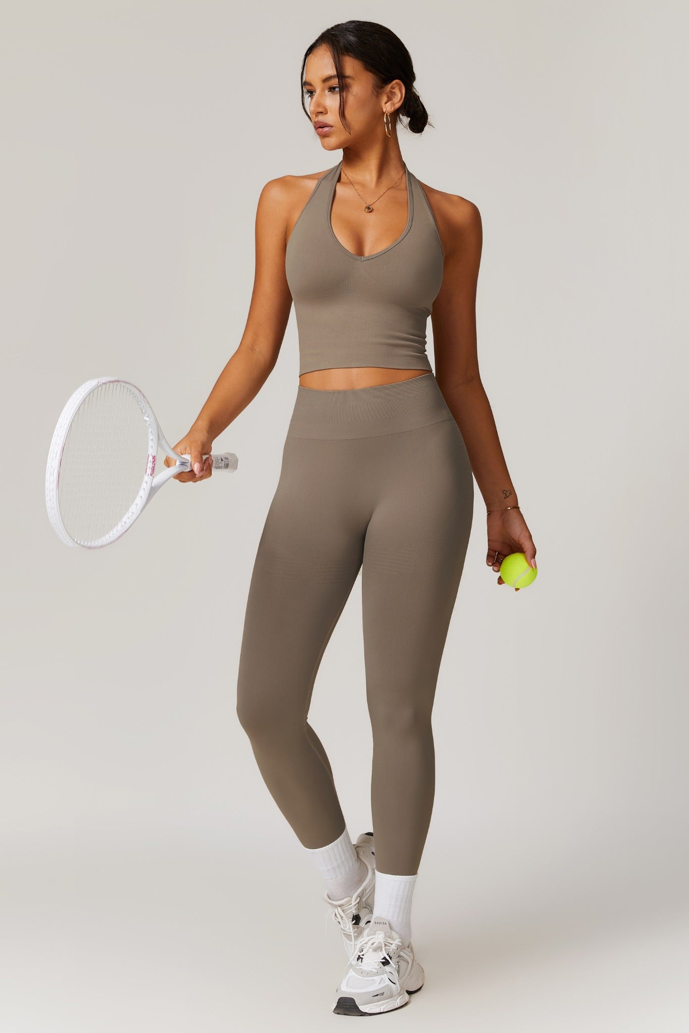 Everyday Halter Top - Grullo Brown - Maison and Aurora