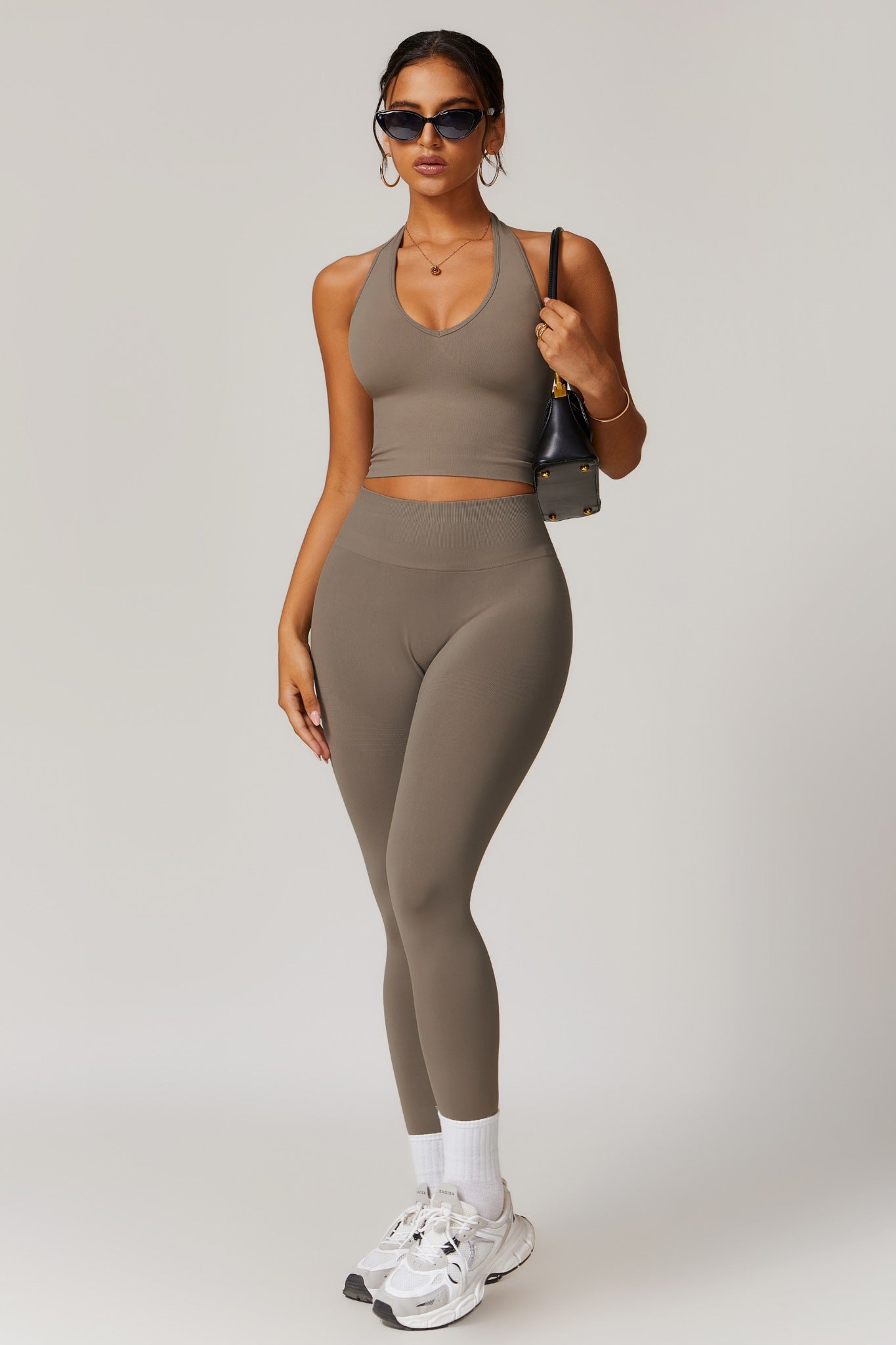 Everyday Halter Top - Grullo Brown - Maison and Aurora