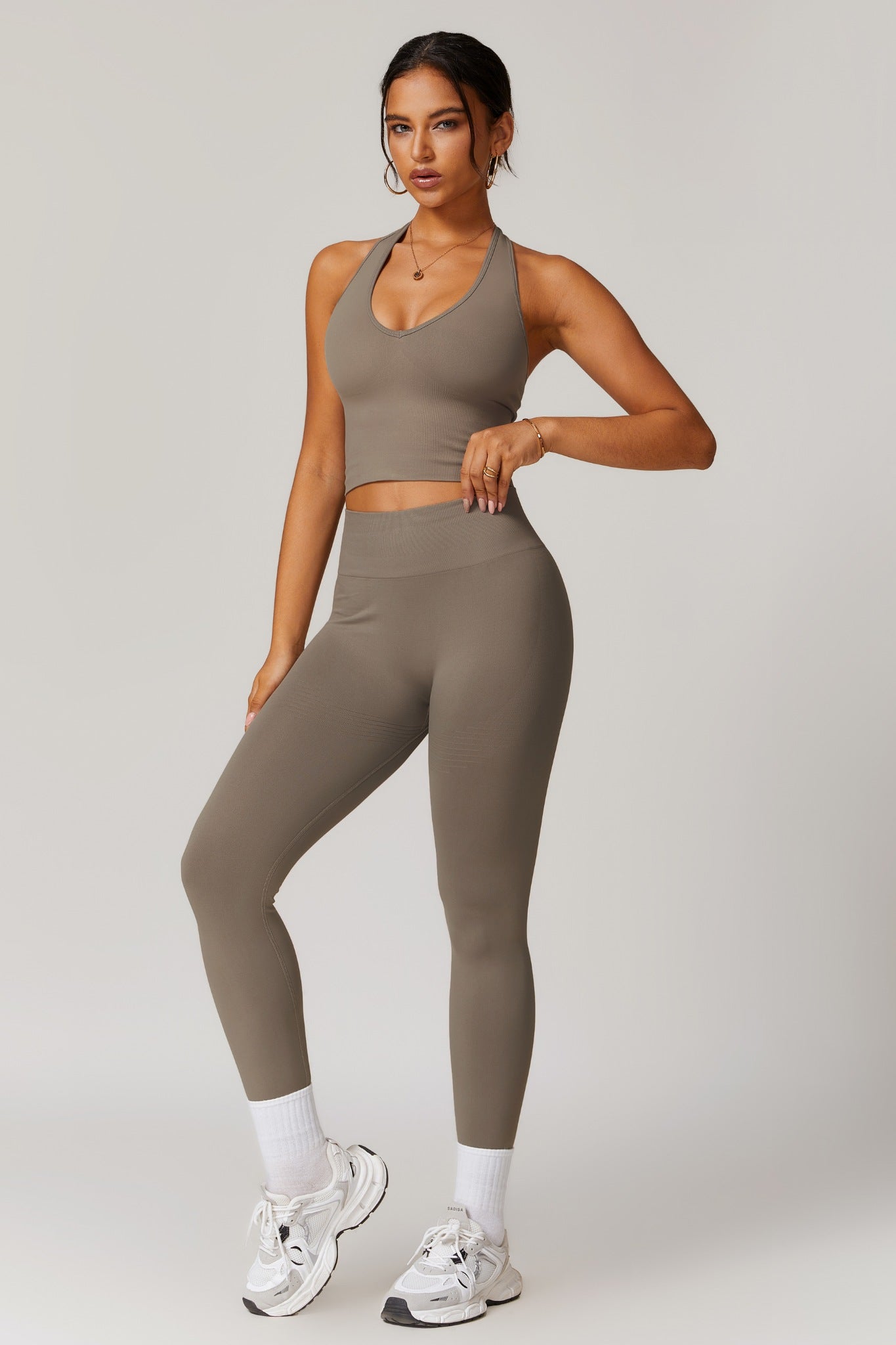 Everyday Halter Top - Grullo Brown - Maison and Aurora