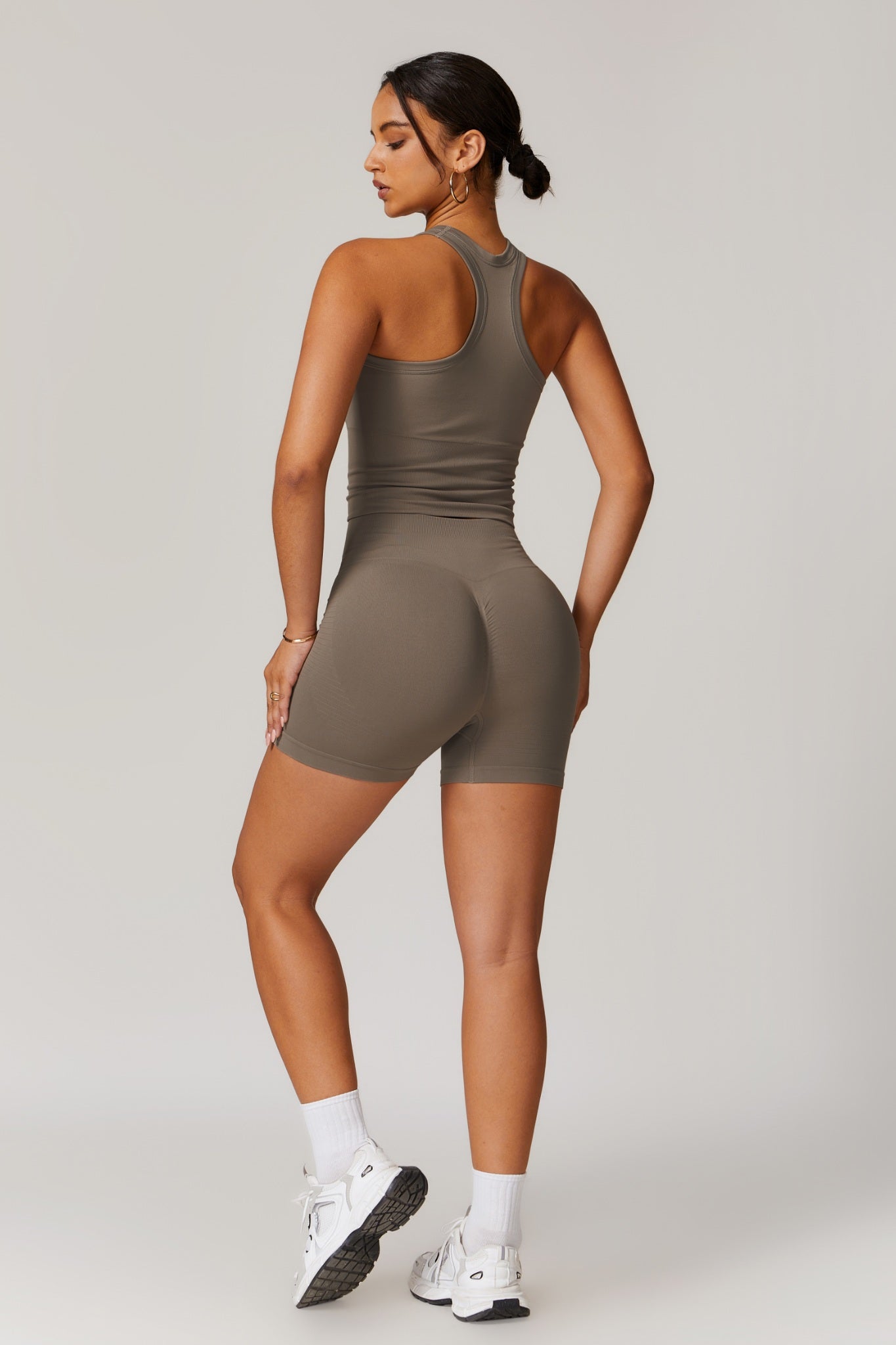 Everyday Racer Top - Grullo Brown - Maison and Aurora