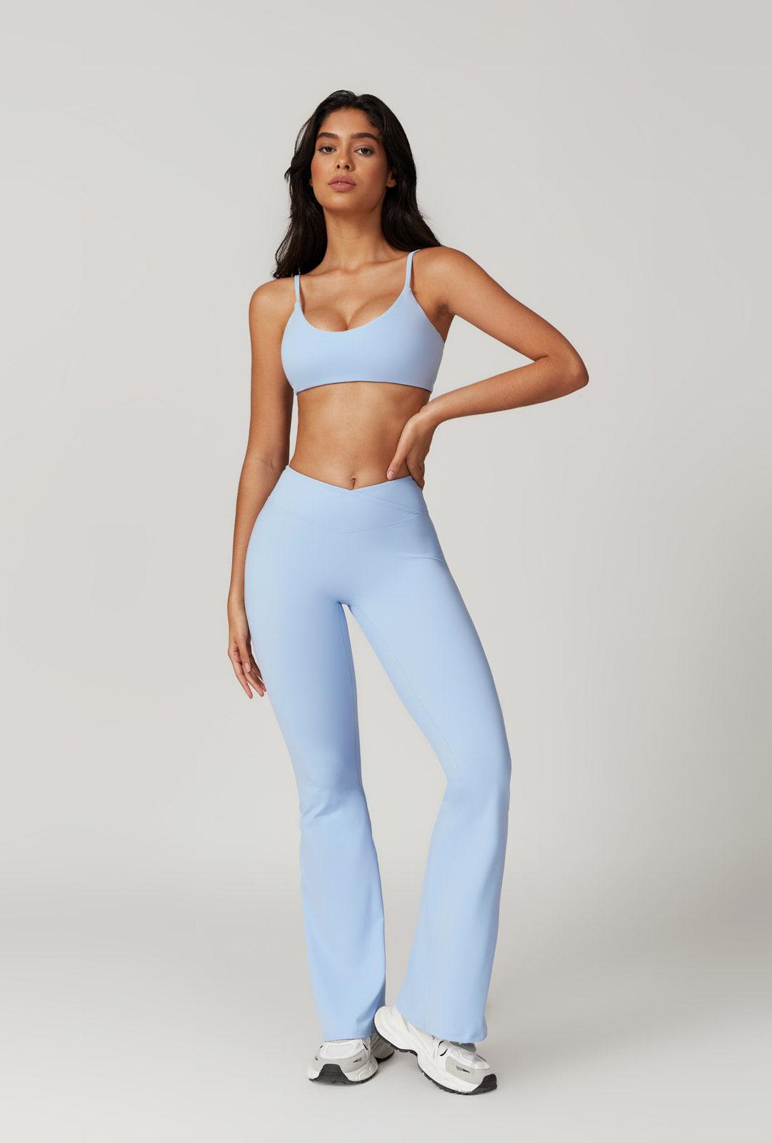 Daisy Sports Bra - Ice Blue - Maison and Aurora