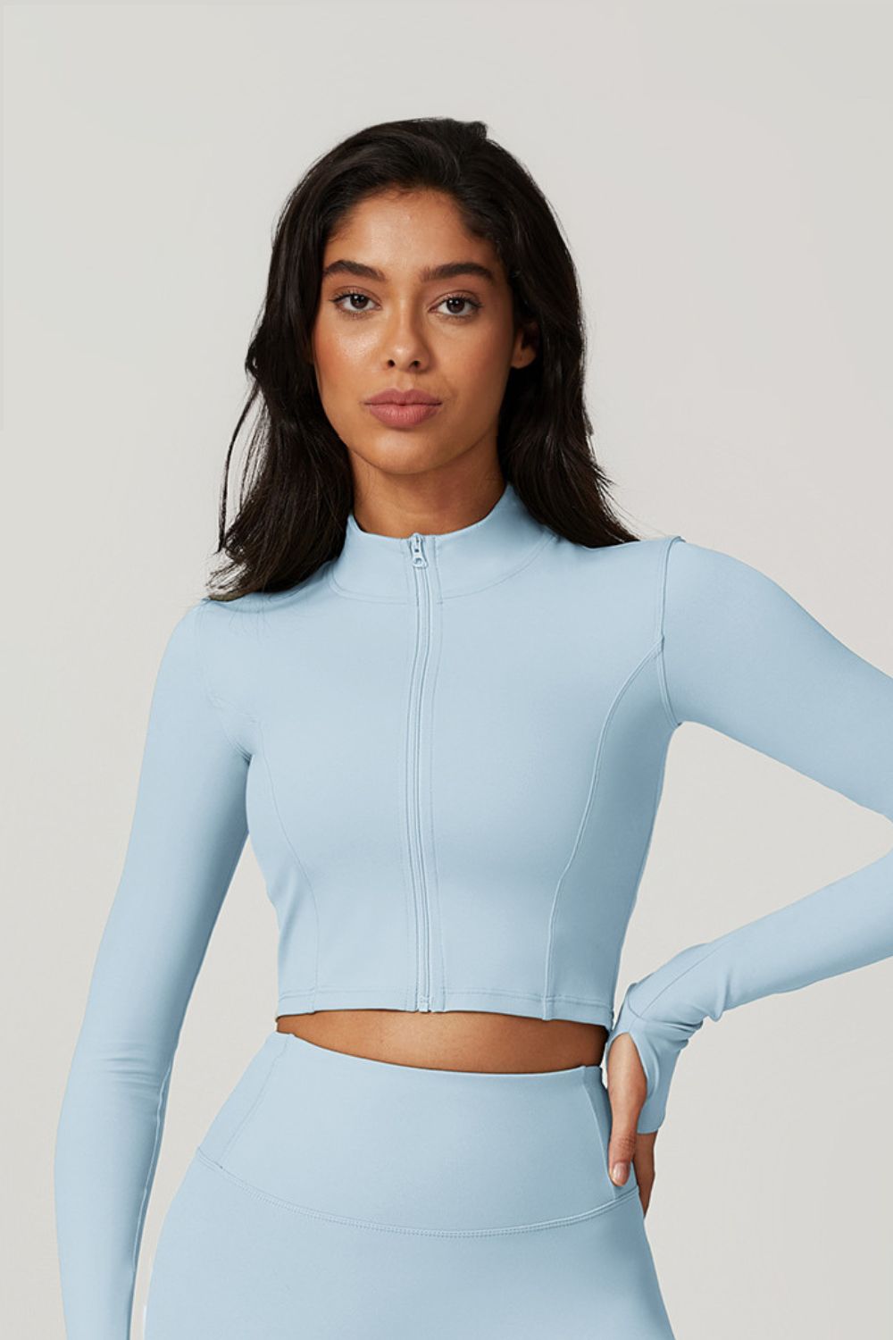 Fit Jacket - Ice Blue - Maison and Aurora