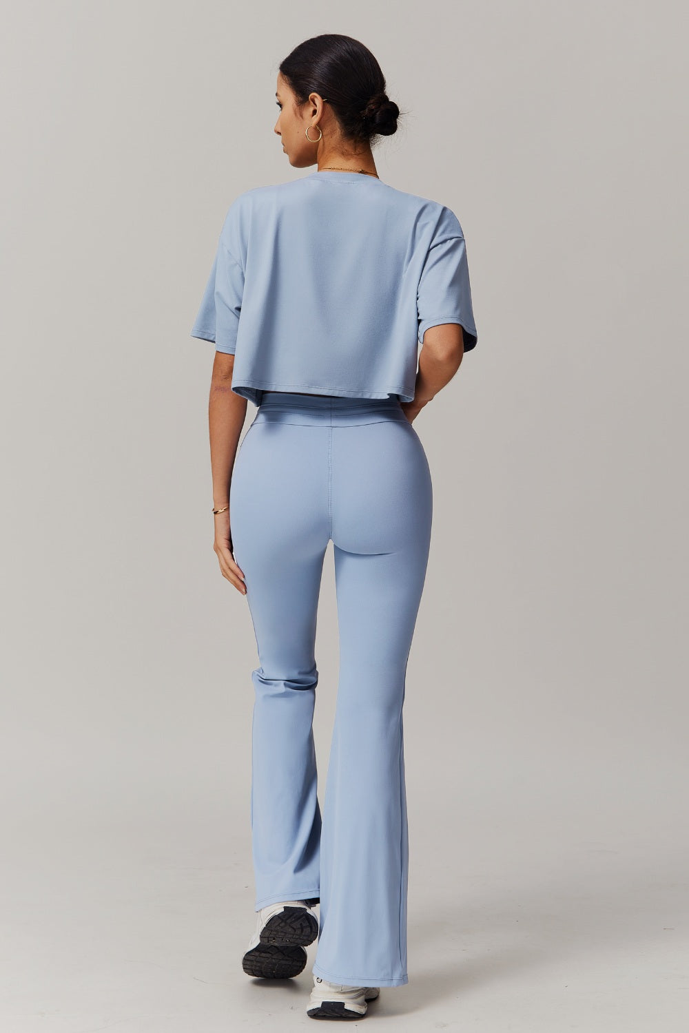 Ivy Flare Leggings - Ice Blue - Maison and Aurora