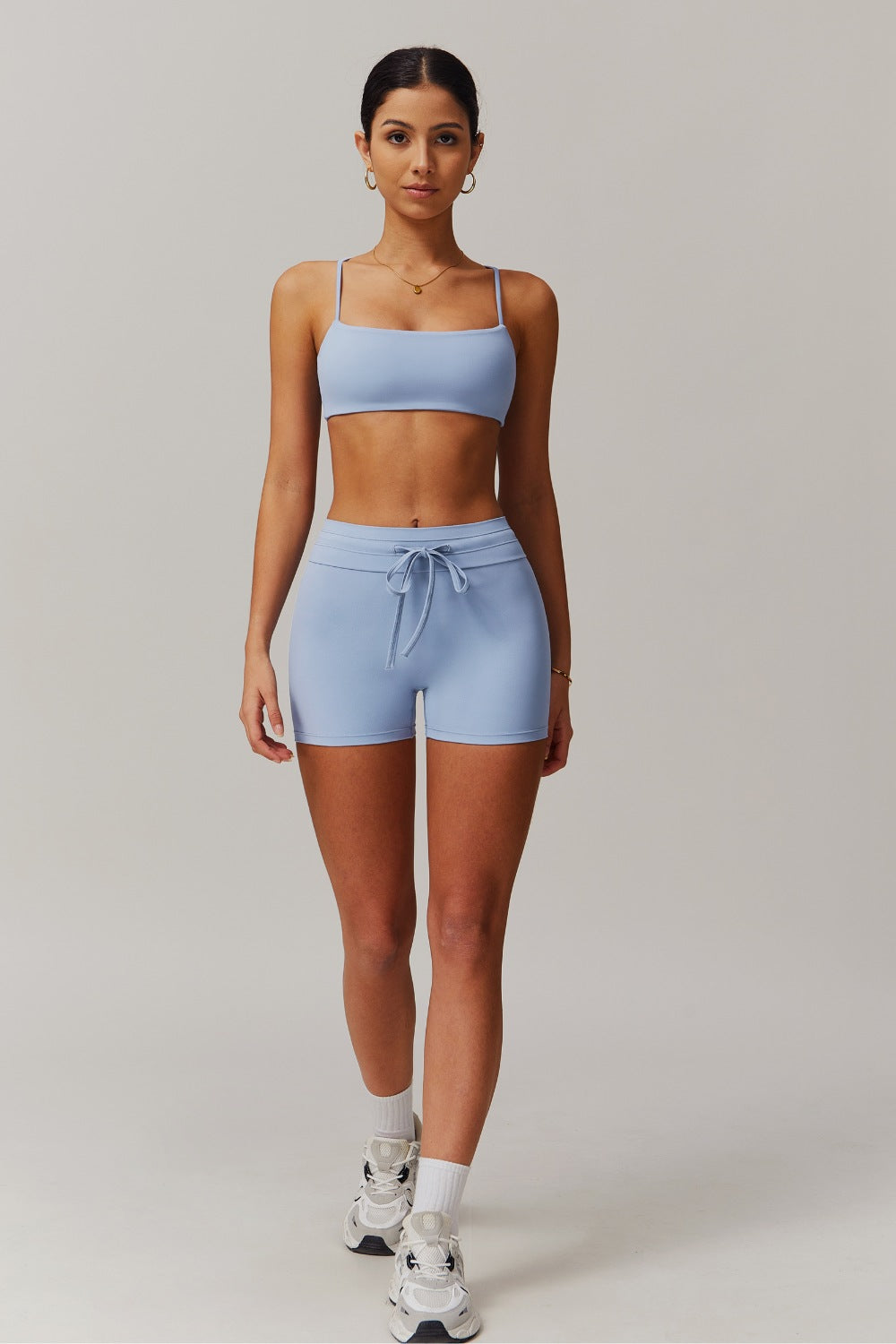 Ivy Sports Bra - Ice Blue - Maison and Aurora