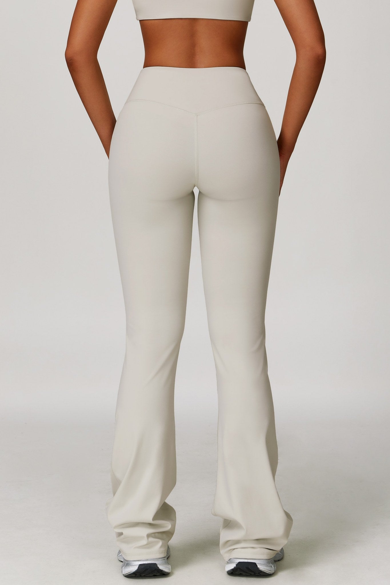 Sahara Flare Leggings - Ivory Clay - Maison and Aurora