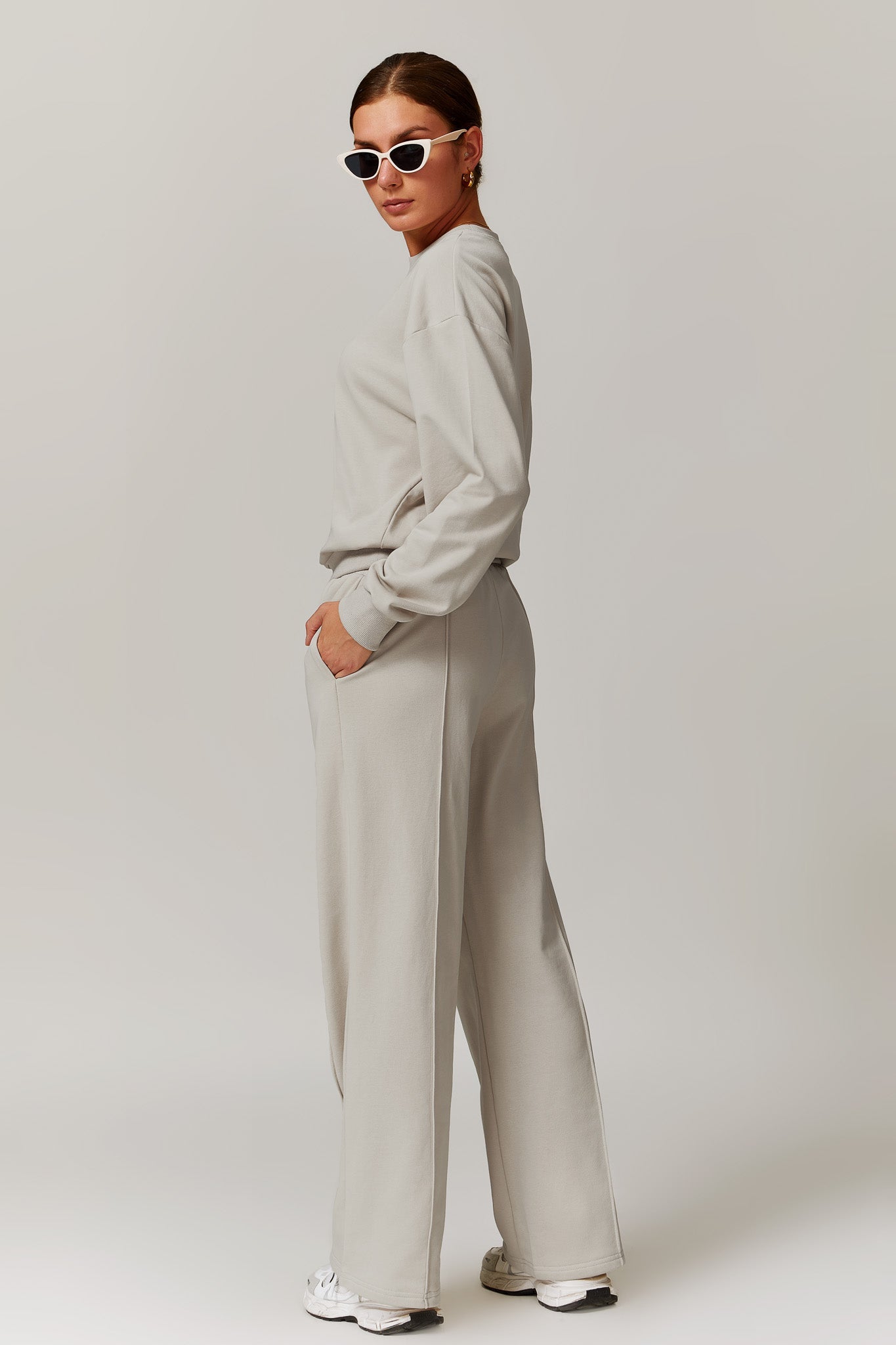 Amber Sweatpants - Ivory - Maison and Aurora