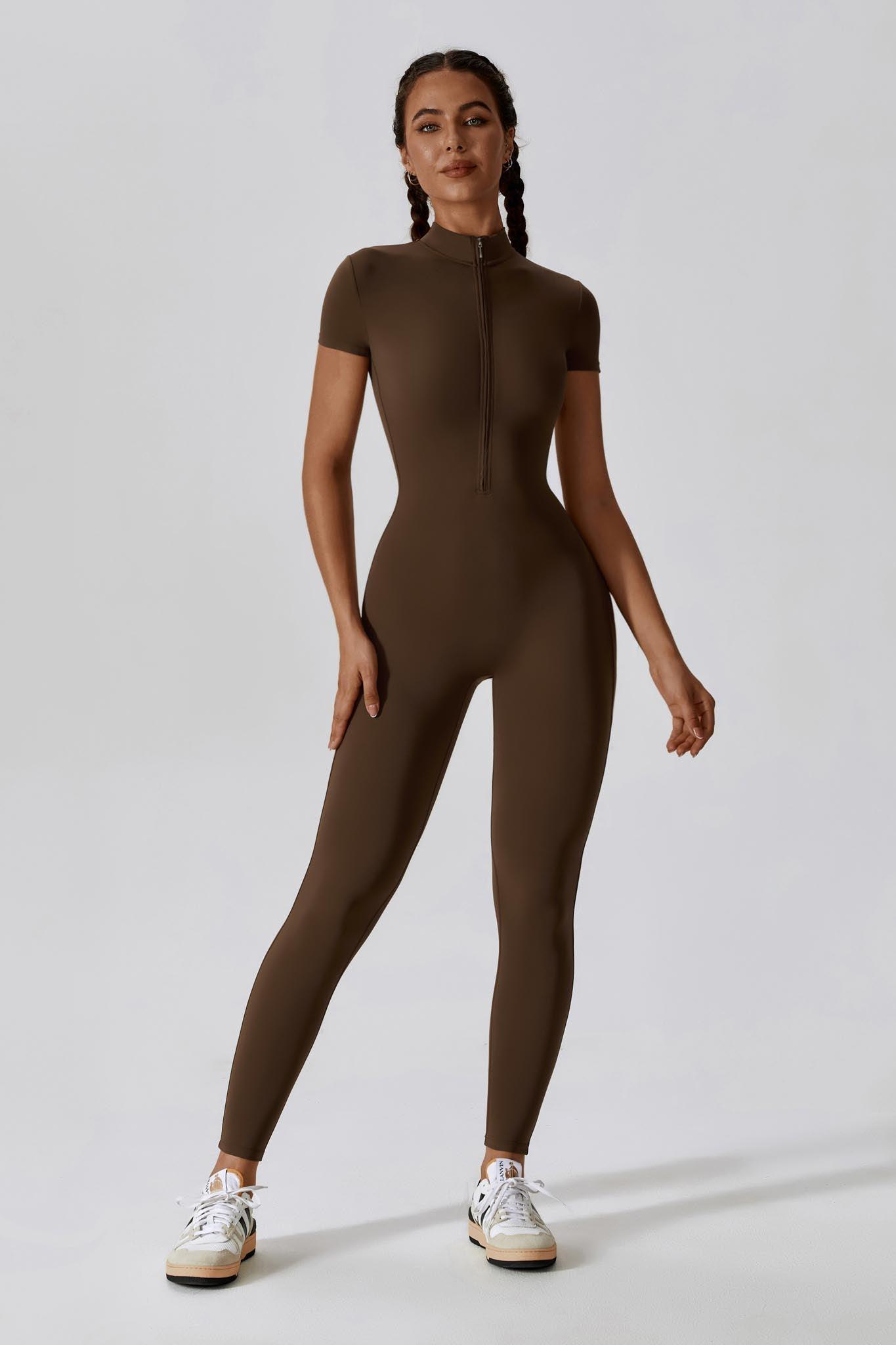 Hailey Jumpsuit - Cocoa - Maison and Aurora