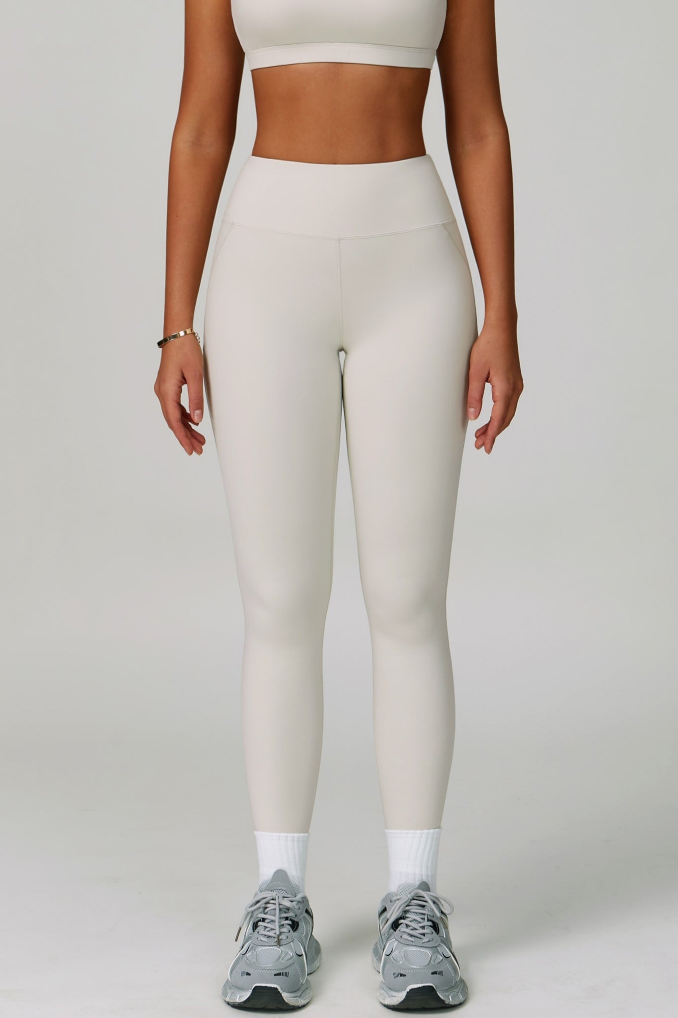 Esme Leggings - Oatmilk - Maison and Aurora