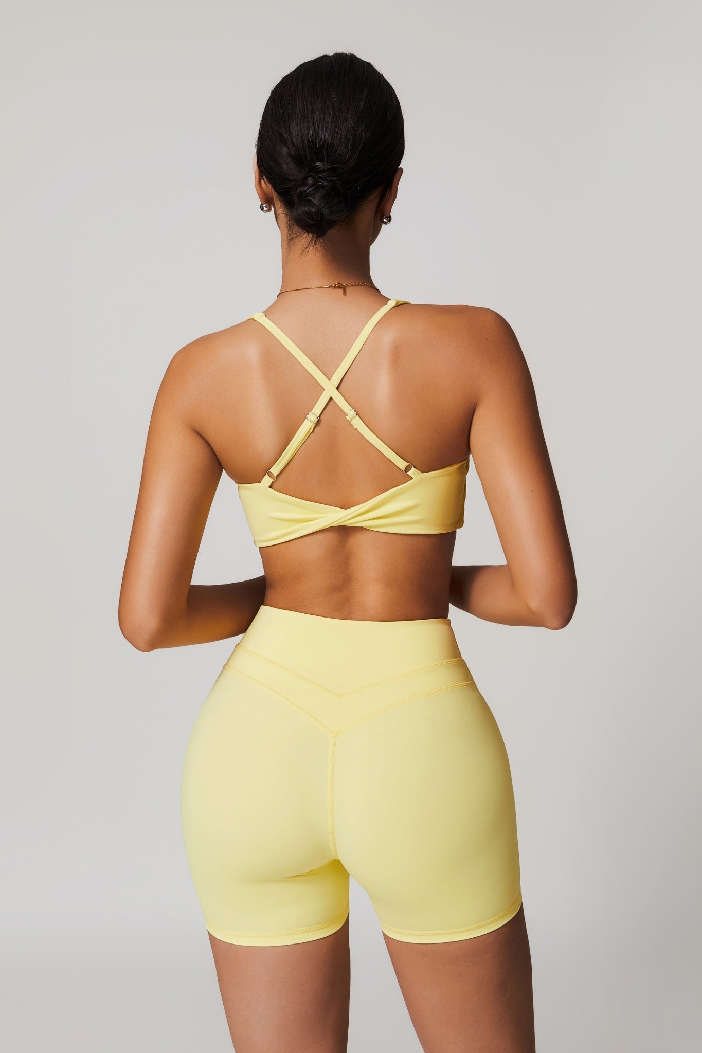 Alexa Shorts - Lemon - Maison and Aurora