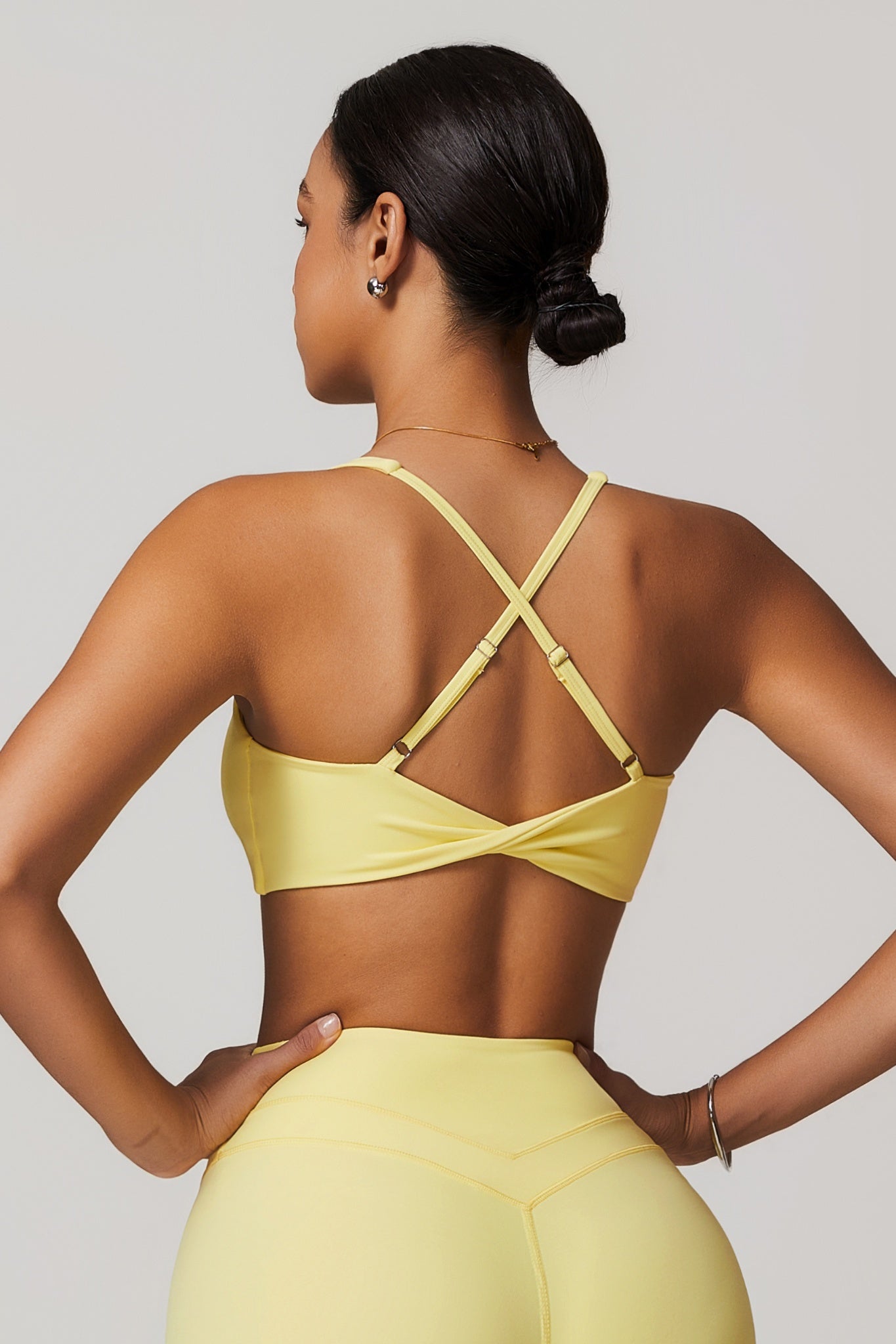 Alexa Sports Bra - Lemon - Maison and Aurora