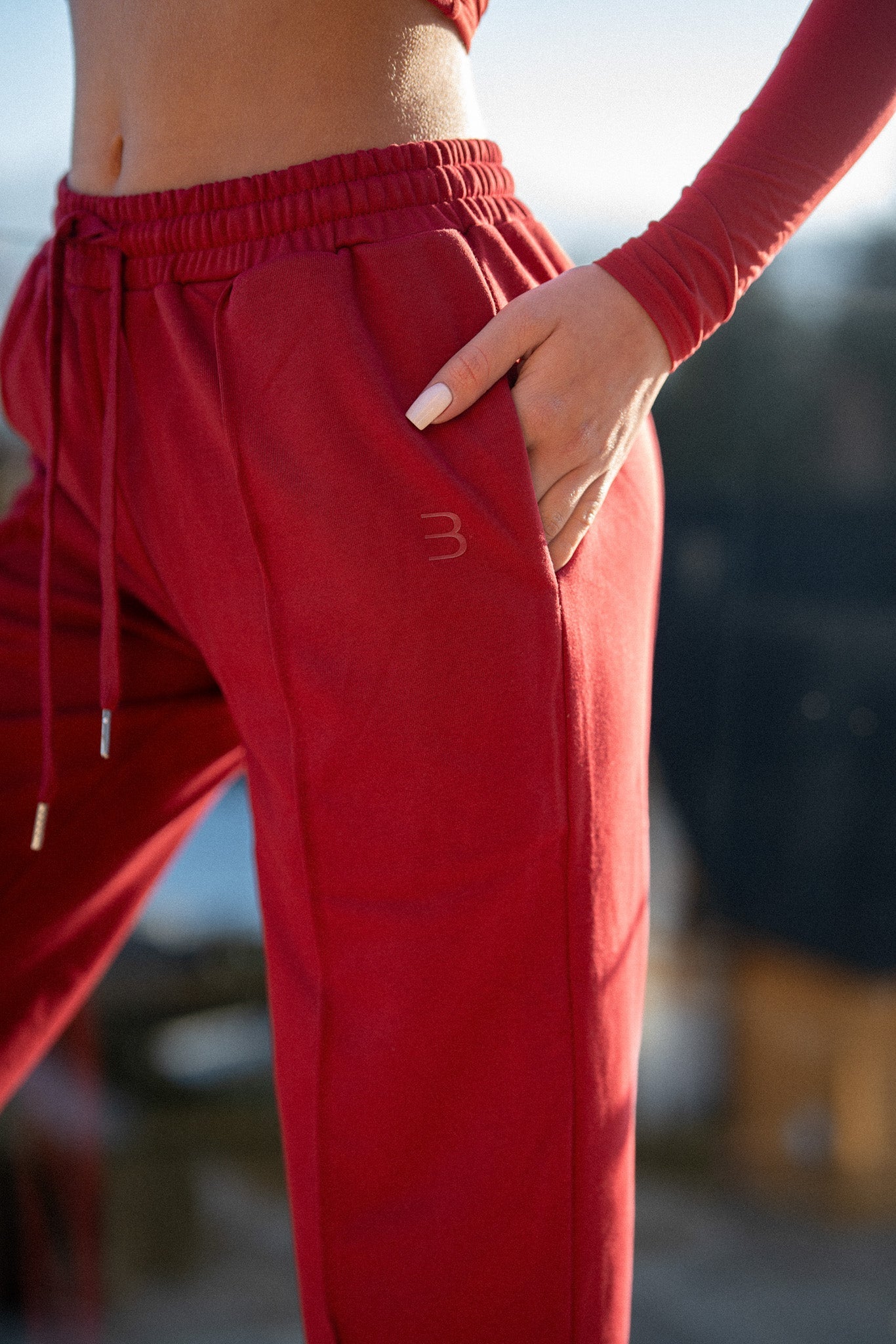 Amber Sweatpants - Maroon - Maison and Aurora