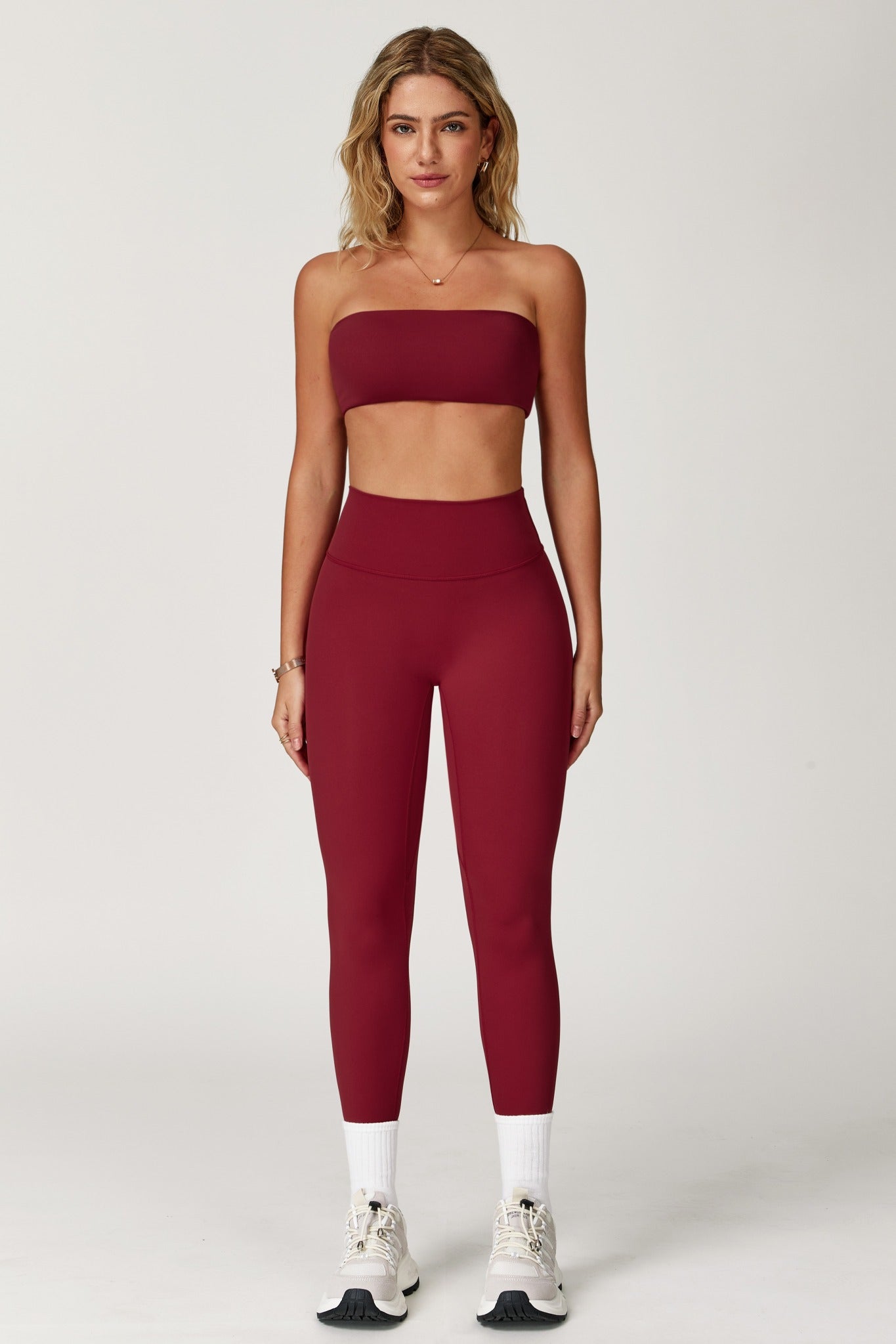 Aria Leggings - Maroon - Maison and Aurora