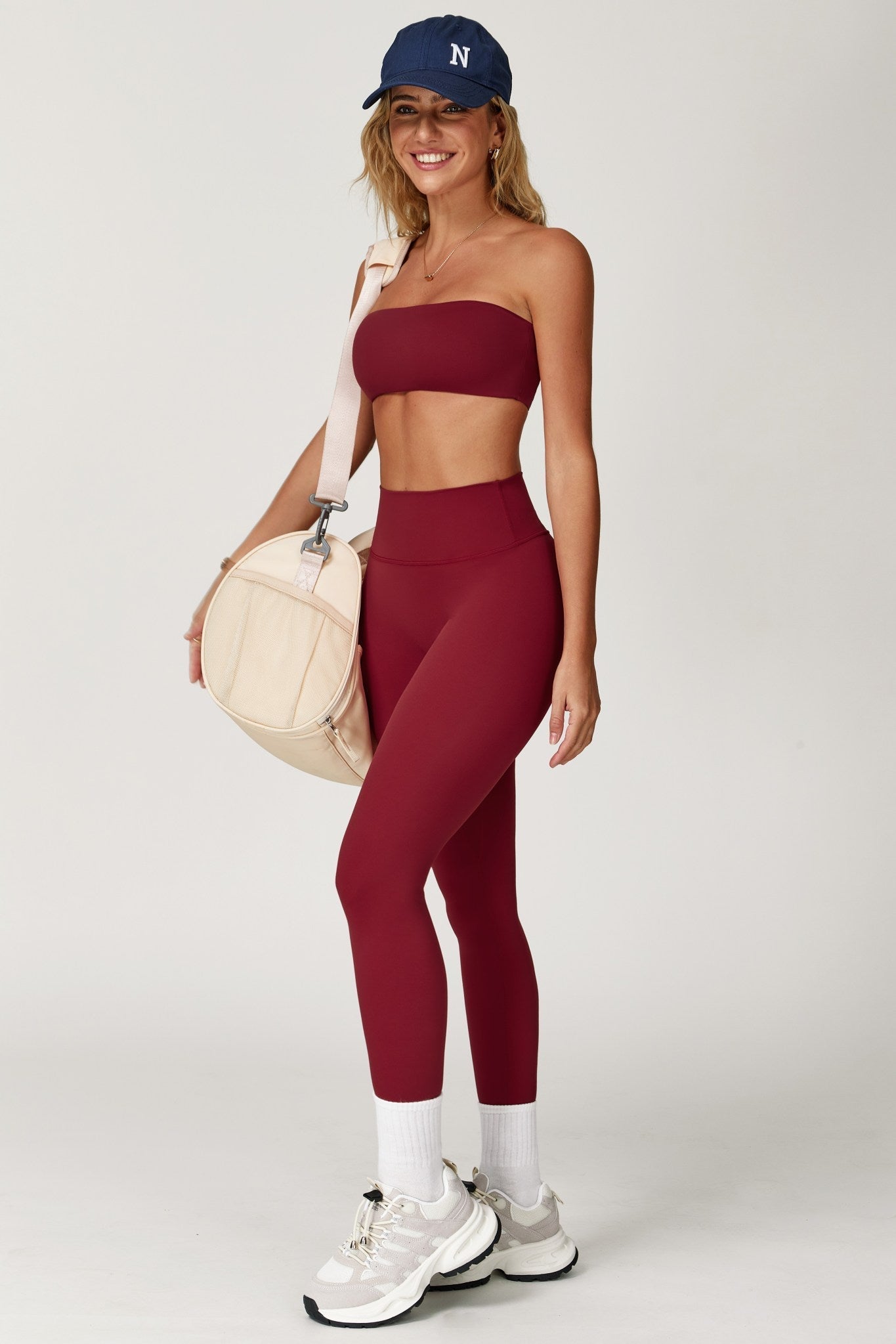 Aria Leggings - Maroon - Maison and Aurora