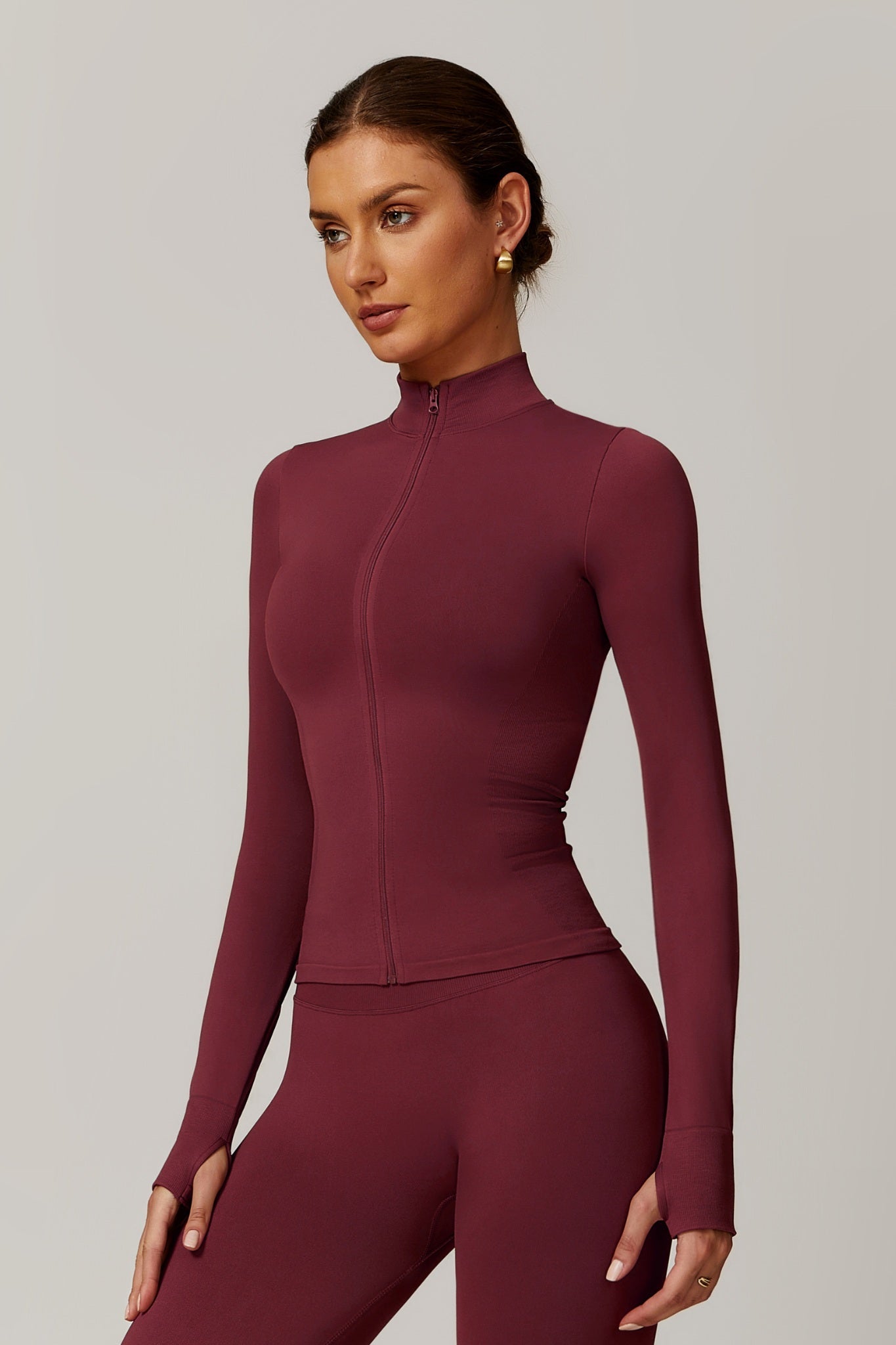 Aurora Jacket - Maroon - Maison and Aurora