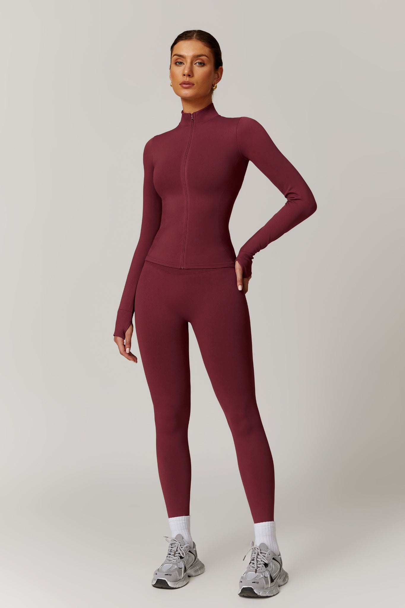 Aurora Jacket - Maroon - Maison and Aurora