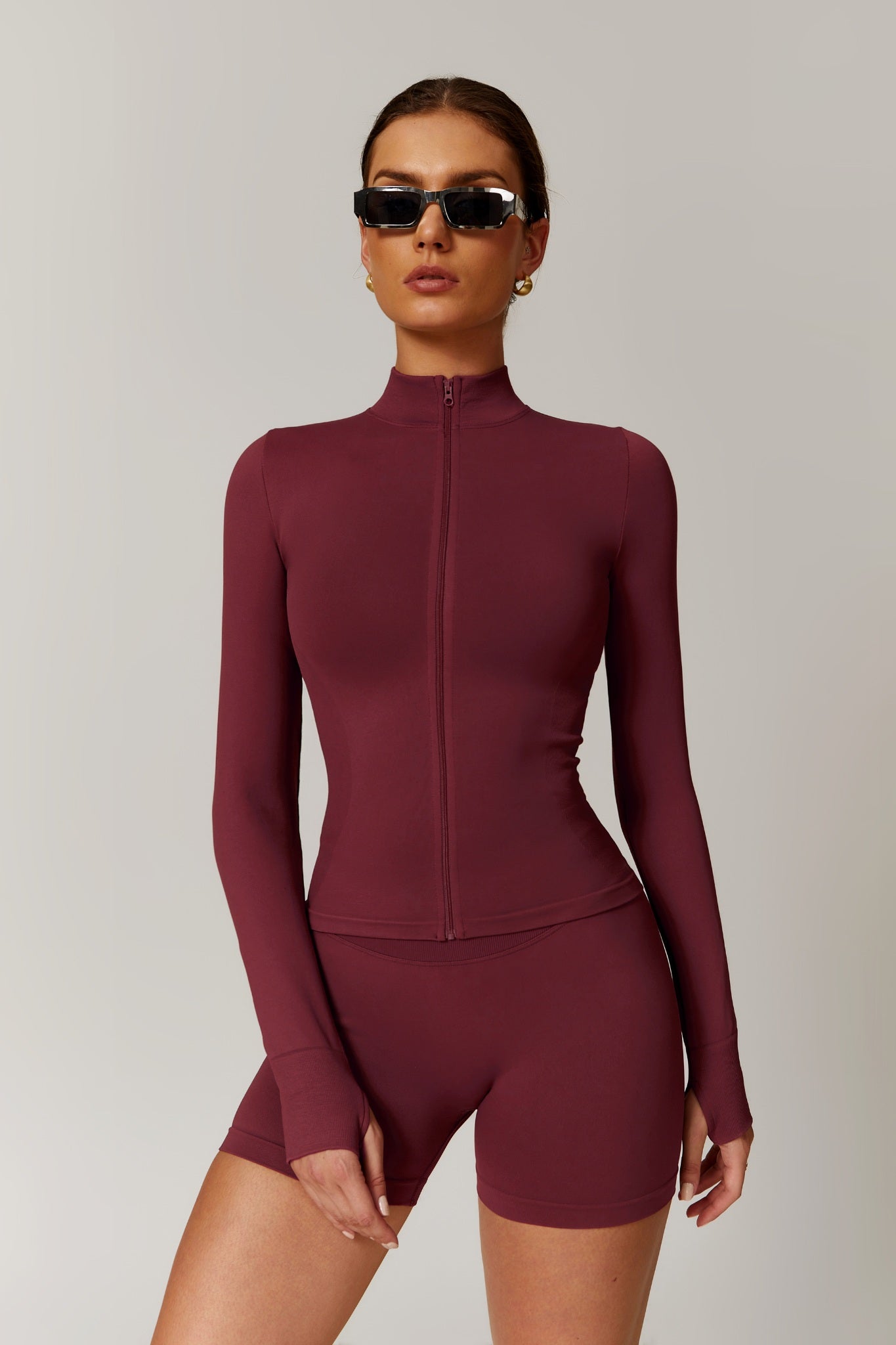 Aurora Jacket - Maroon - Maison and Aurora