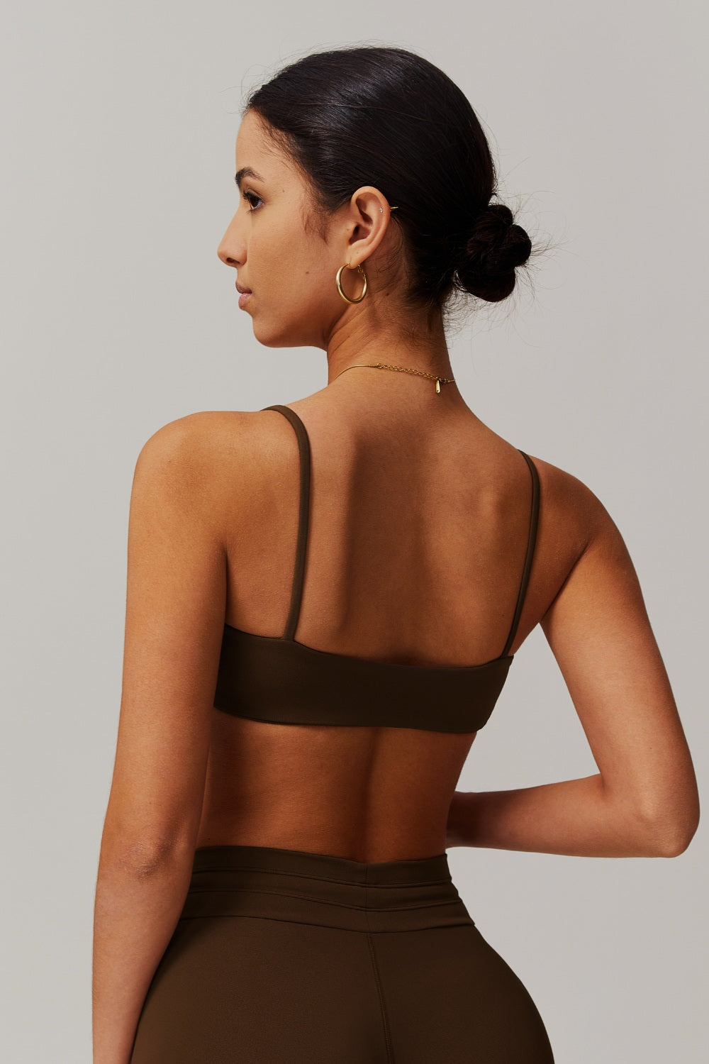 Ivy Sports Bra - Mocha - Maison and Aurora