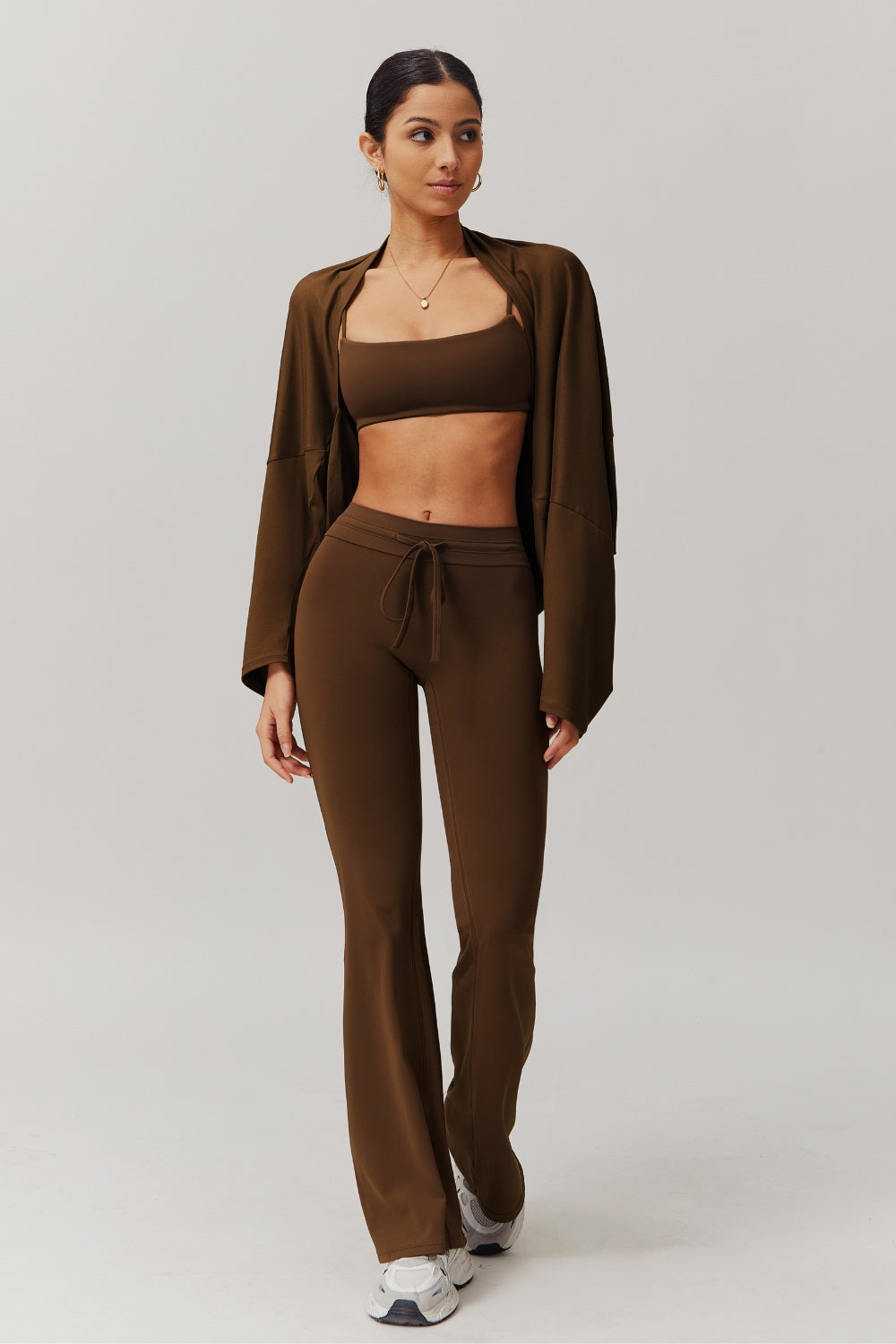 Ivy Sports Bra - Mocha - Maison and Aurora