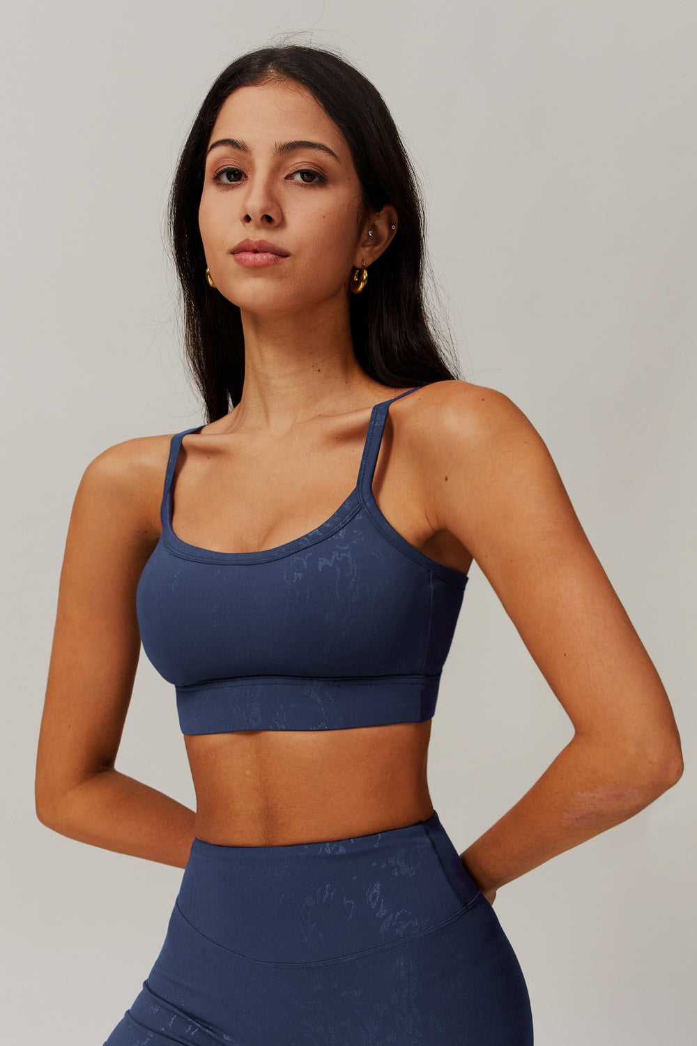 Demi Sports Bra - Navy - Maison and Aurora