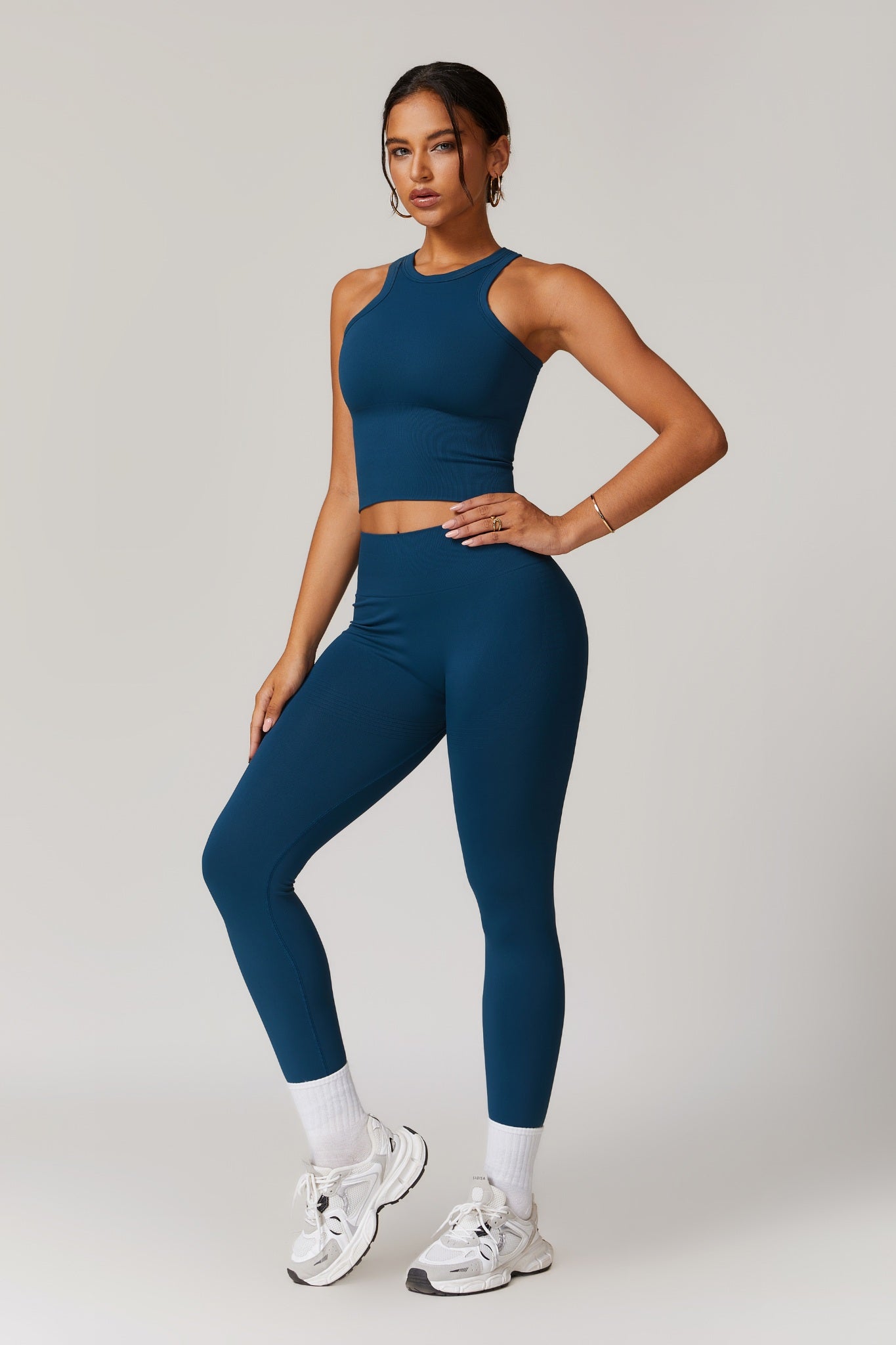Everyday Racer Top - Navy - Maison and Aurora
