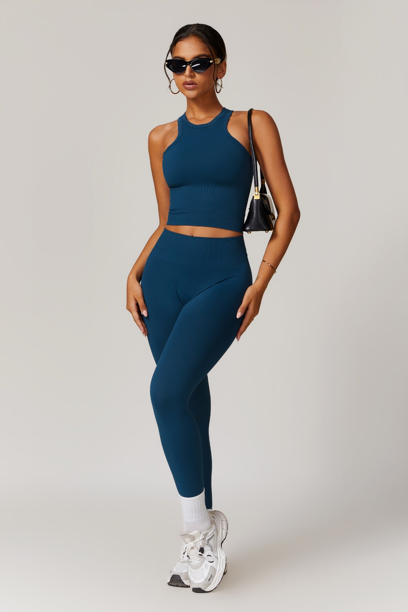 Everyday Racer Top - Navy - Maison and Aurora