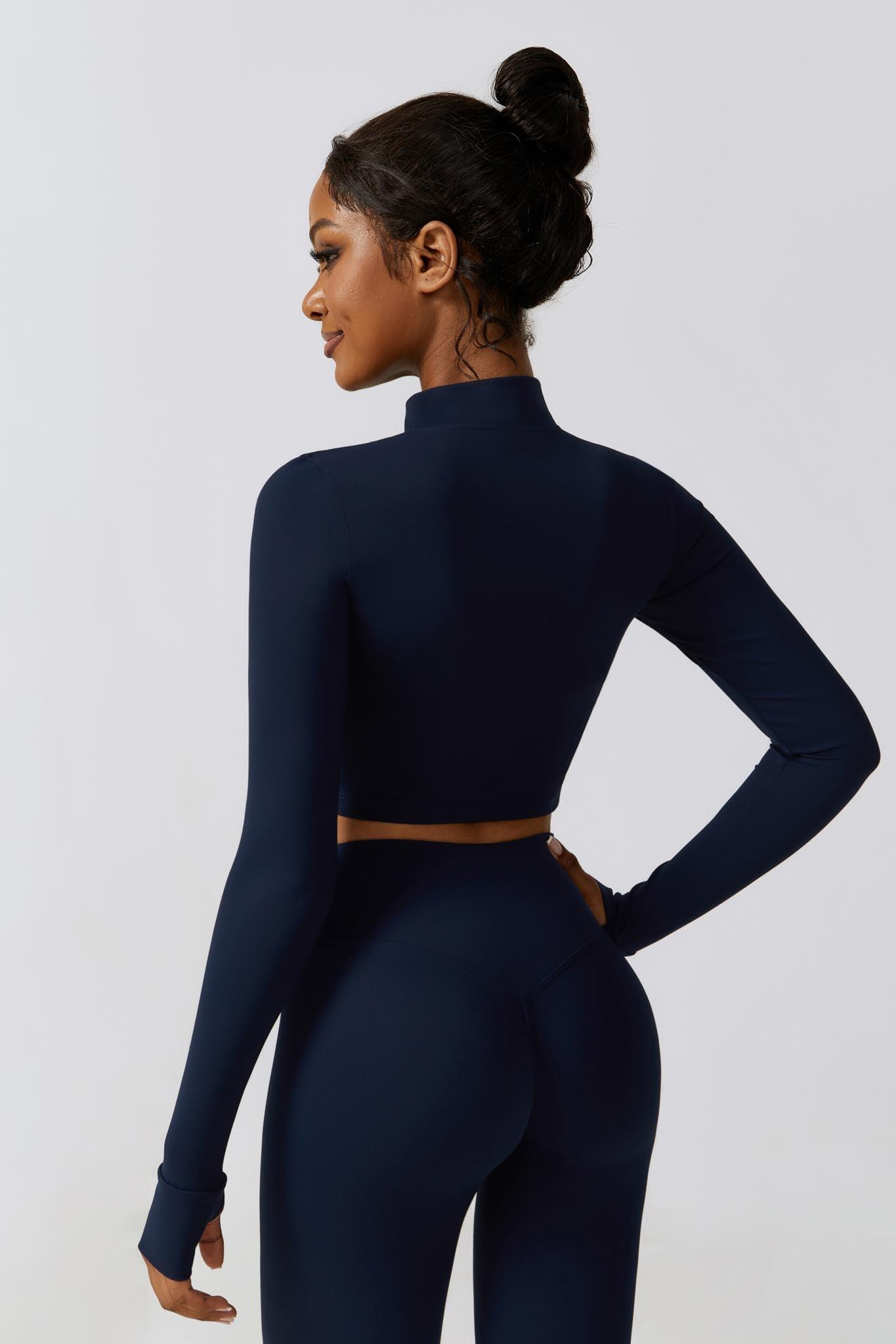 Fit Jacket - Navy - Maison and Aurora