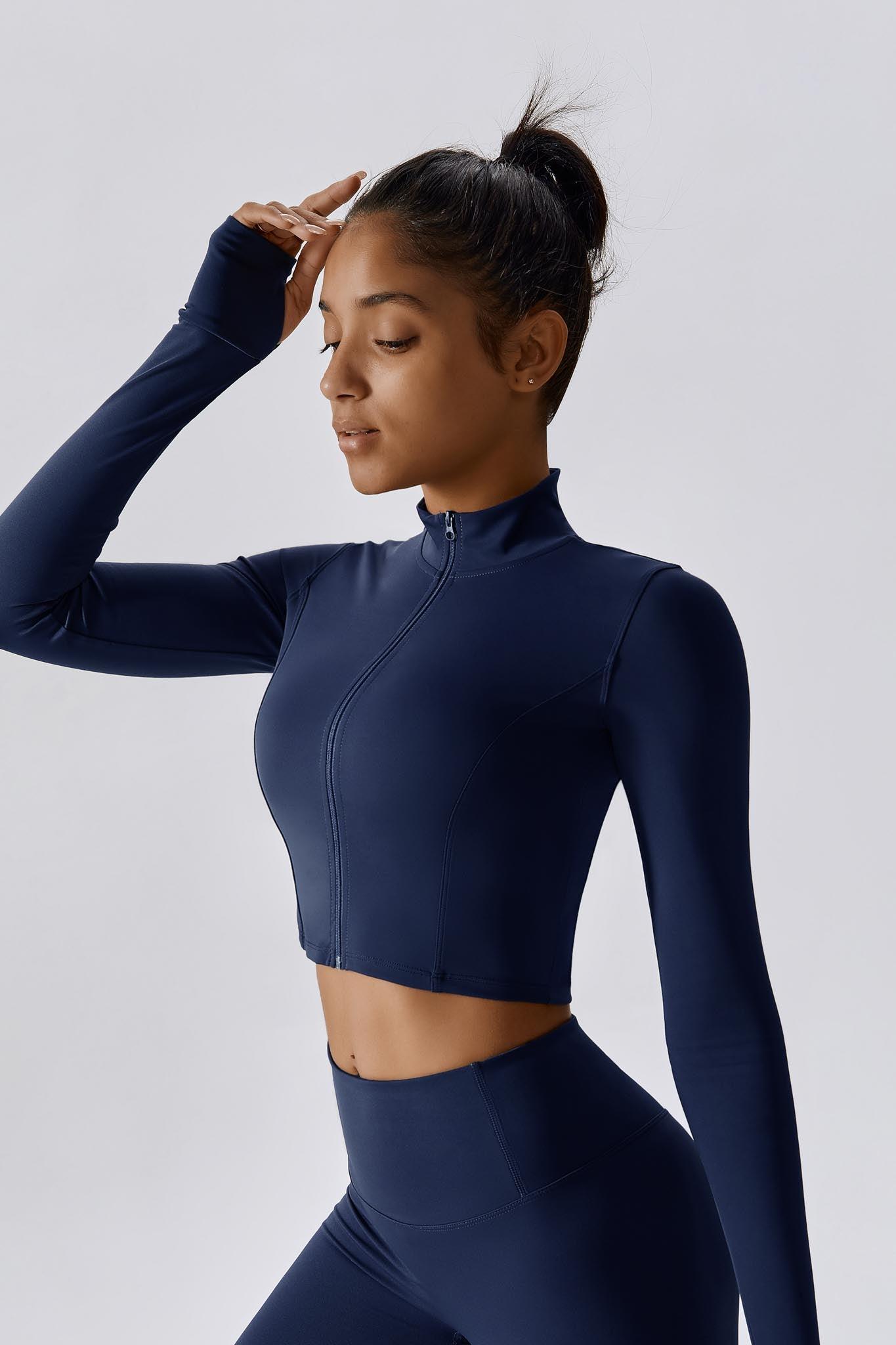 Fit Jacket - Navy - Maison and Aurora