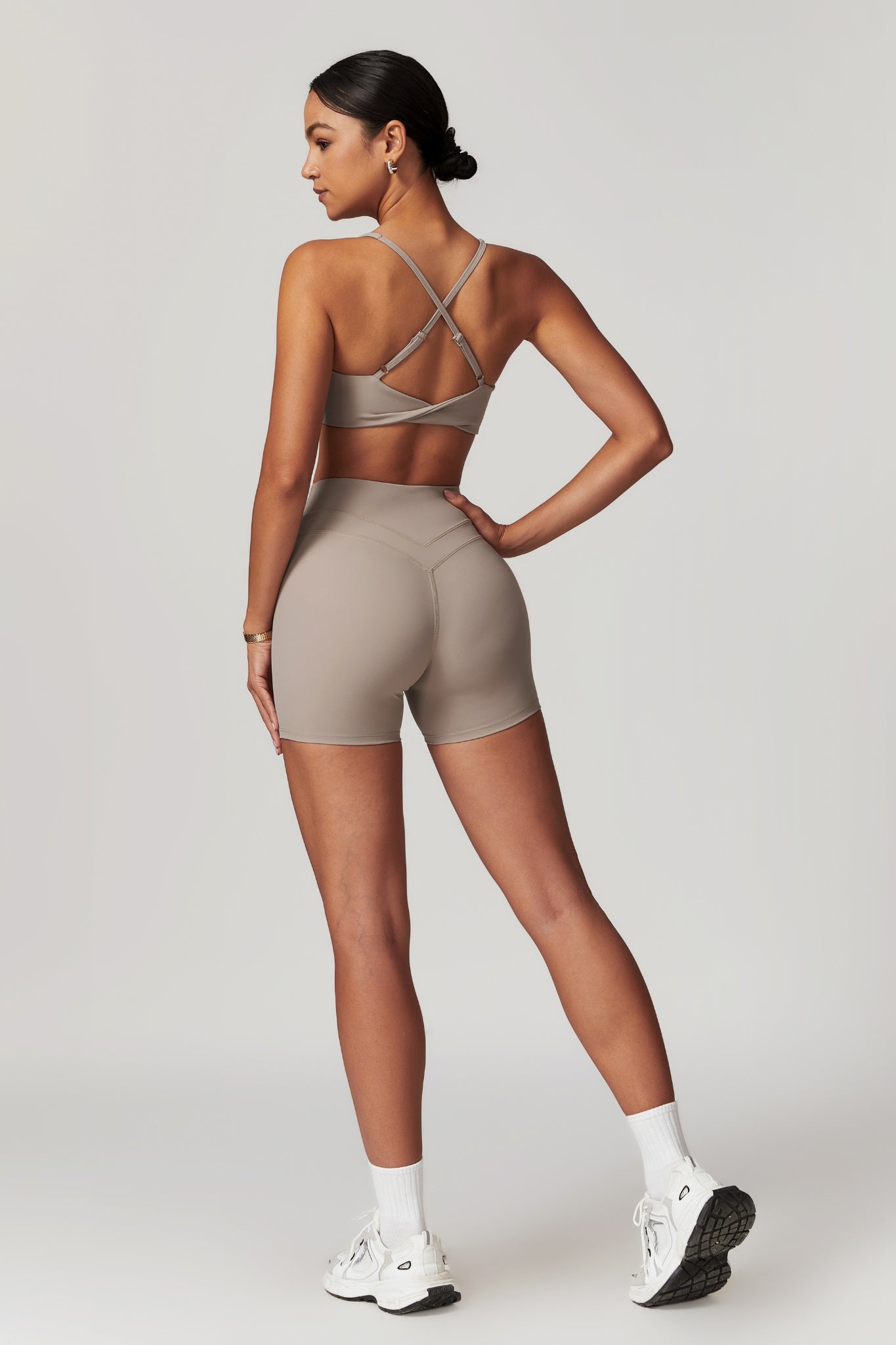 Alexa Shorts - Nude - Maison and Aurora