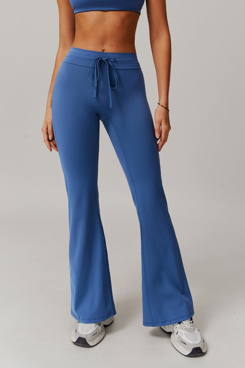 Ivy Flare Leggings - Peacock Blue - Maison and Aurora