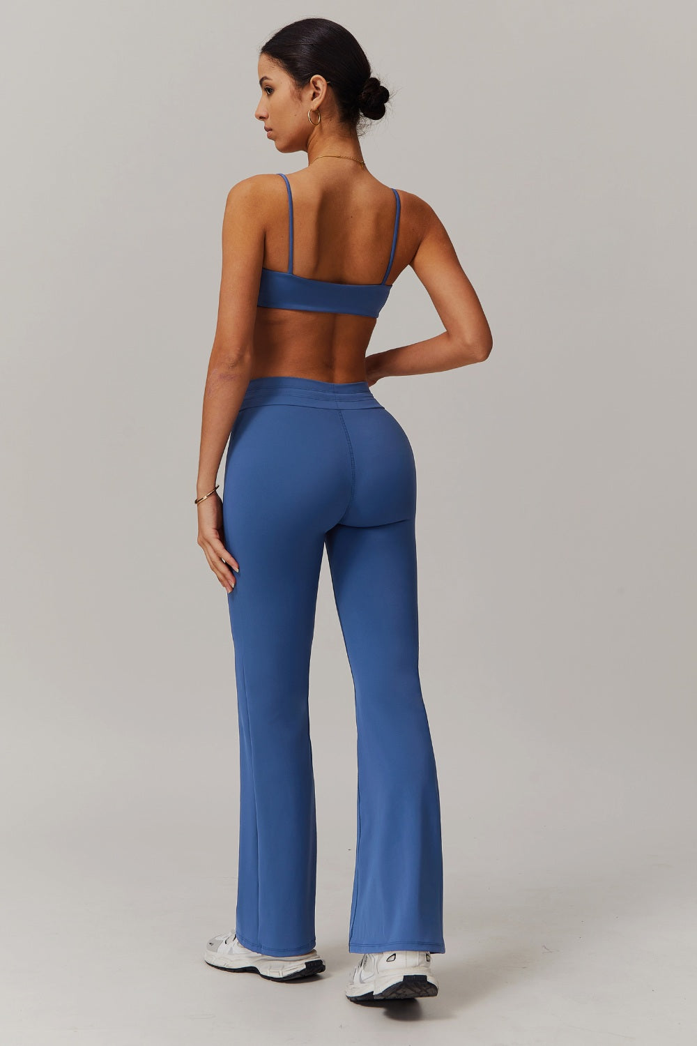 Ivy Flare Leggings - Peacock Blue - Maison and Aurora