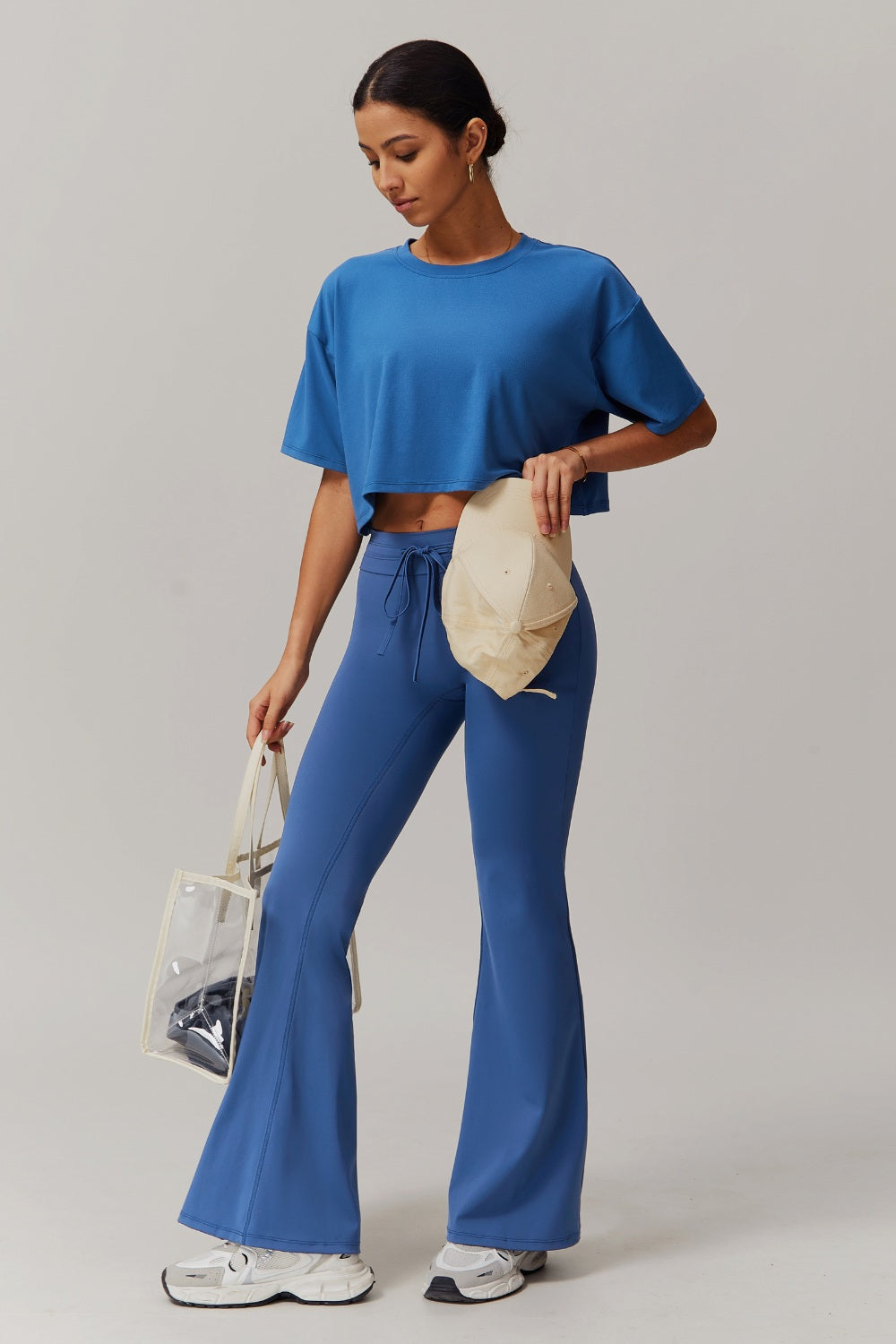 Ivy Flare Leggings - Peacock Blue - Maison and Aurora