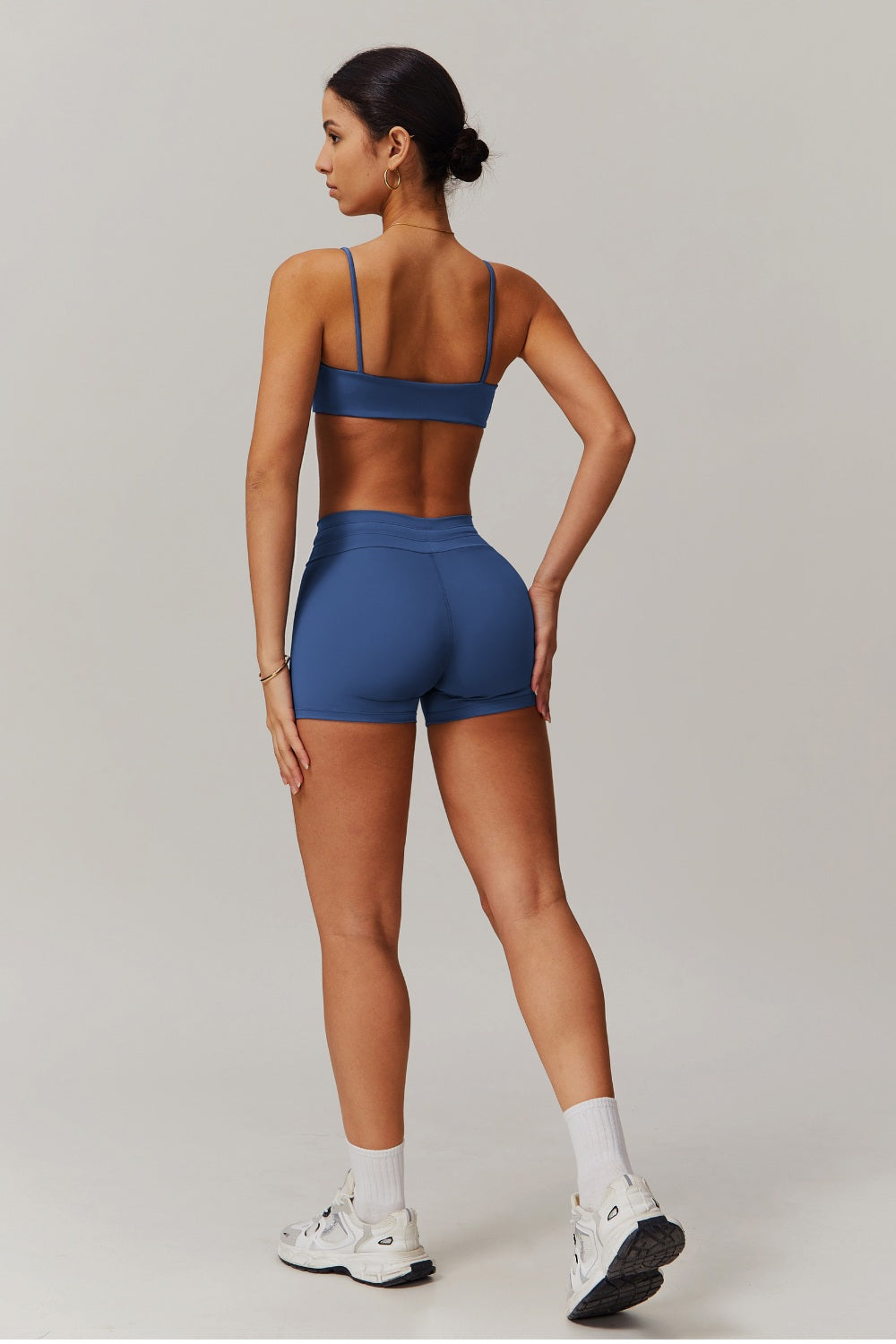 Ivy Sports Bra - Peacock Blue - Maison and Aurora