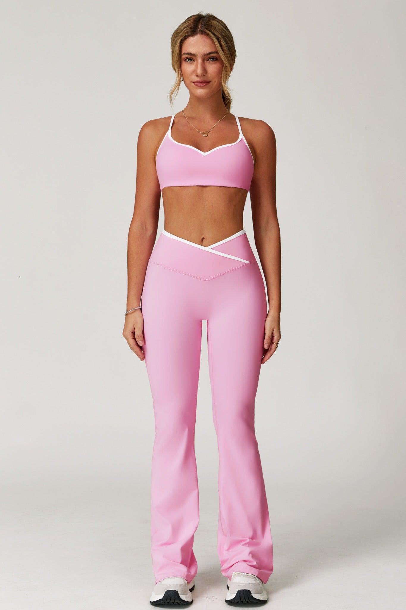 Angel Flare Leggings - Pink - Maison and Aurora