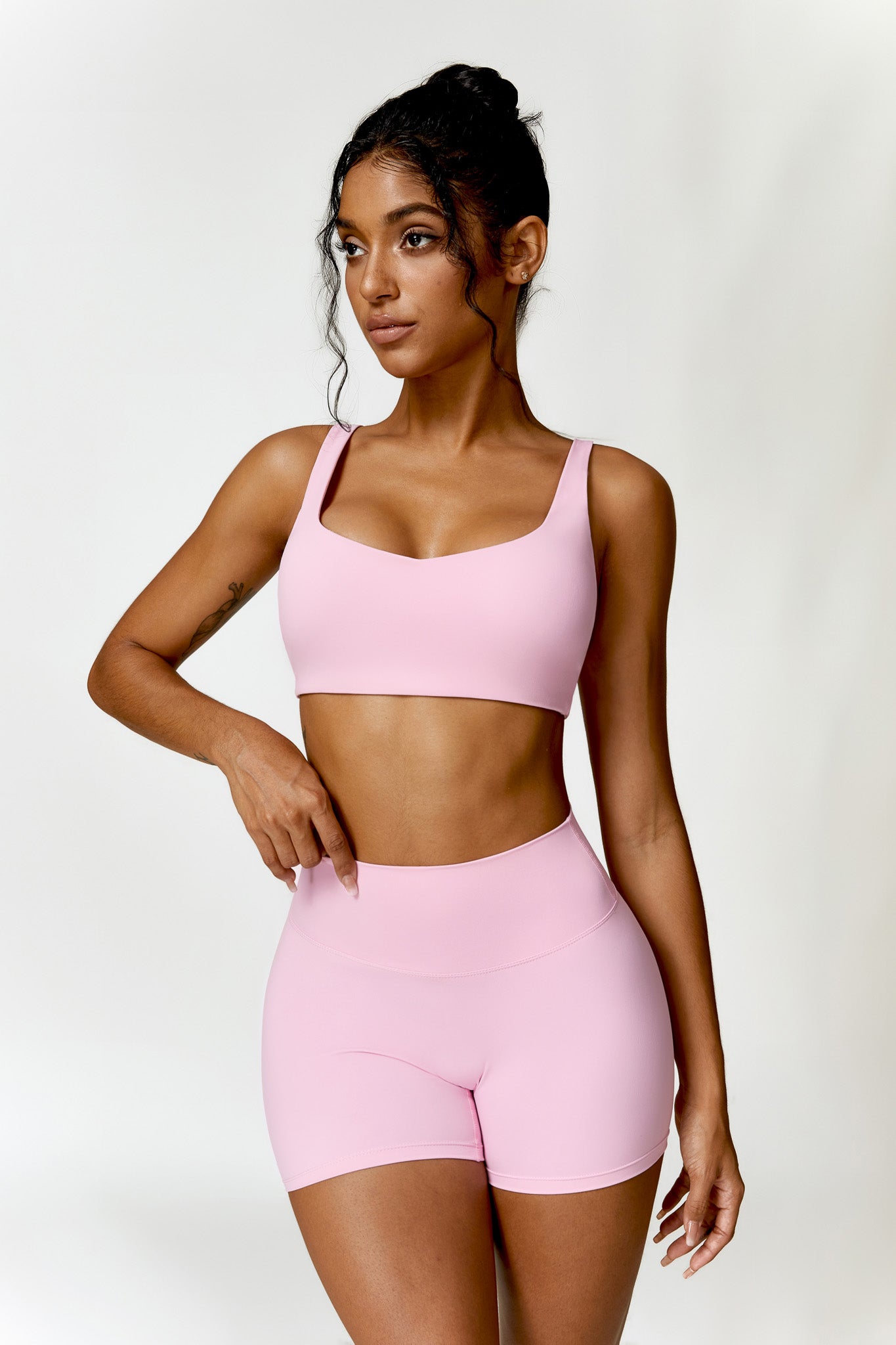 Madeline Shorts - Pink - Maison and Aurora