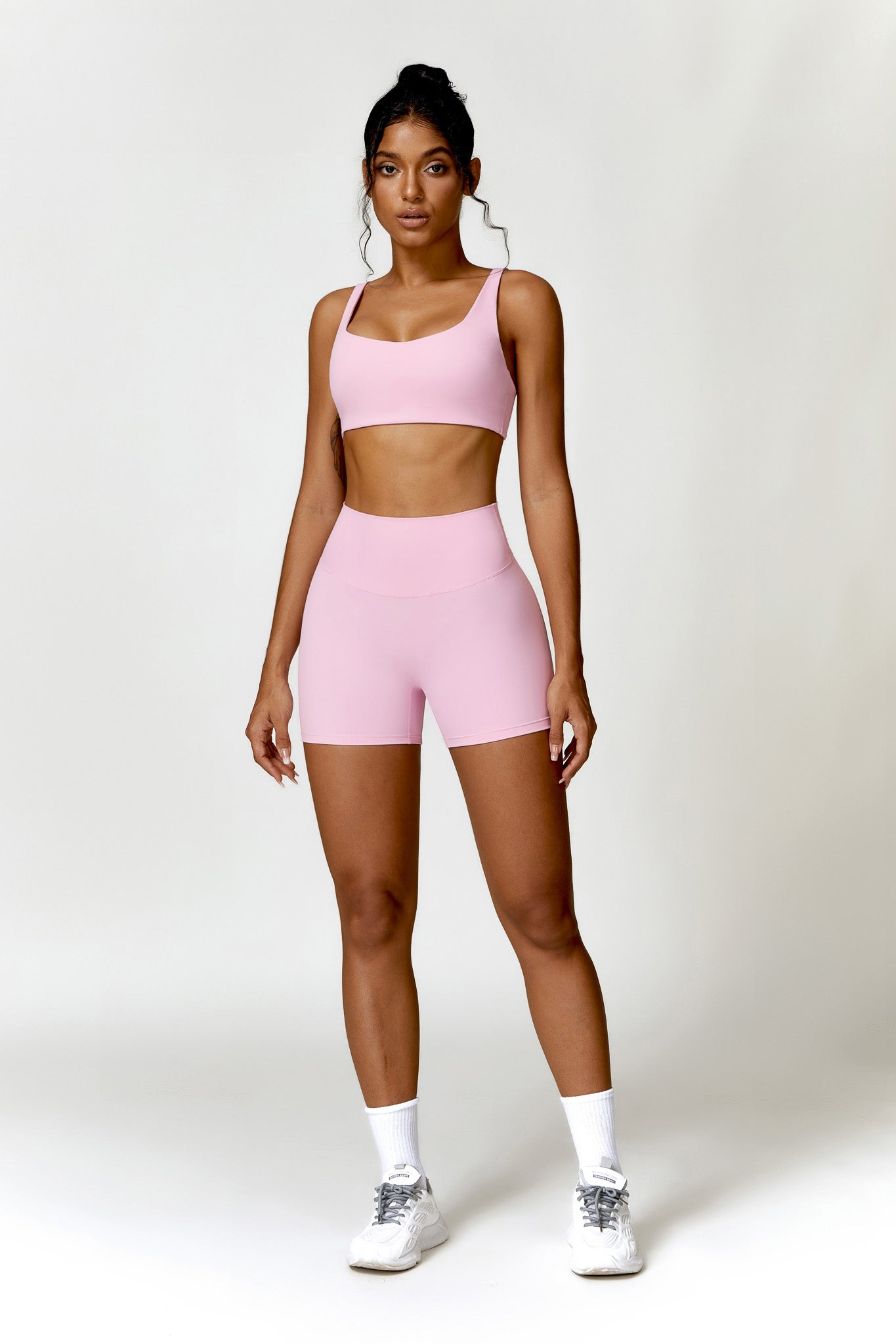 Madeline Sports Bra - Pink - Maison and Aurora