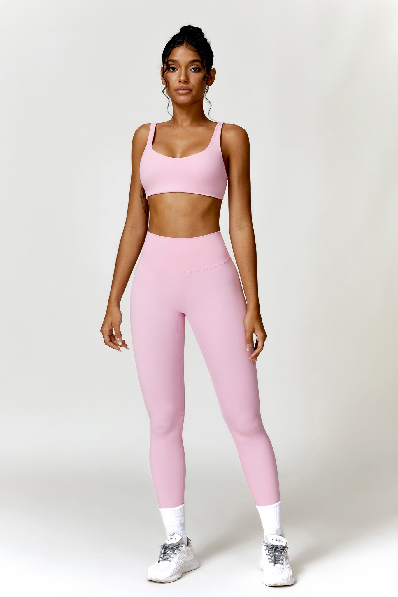 Madeline Sports Bra - Pink - Maison and Aurora