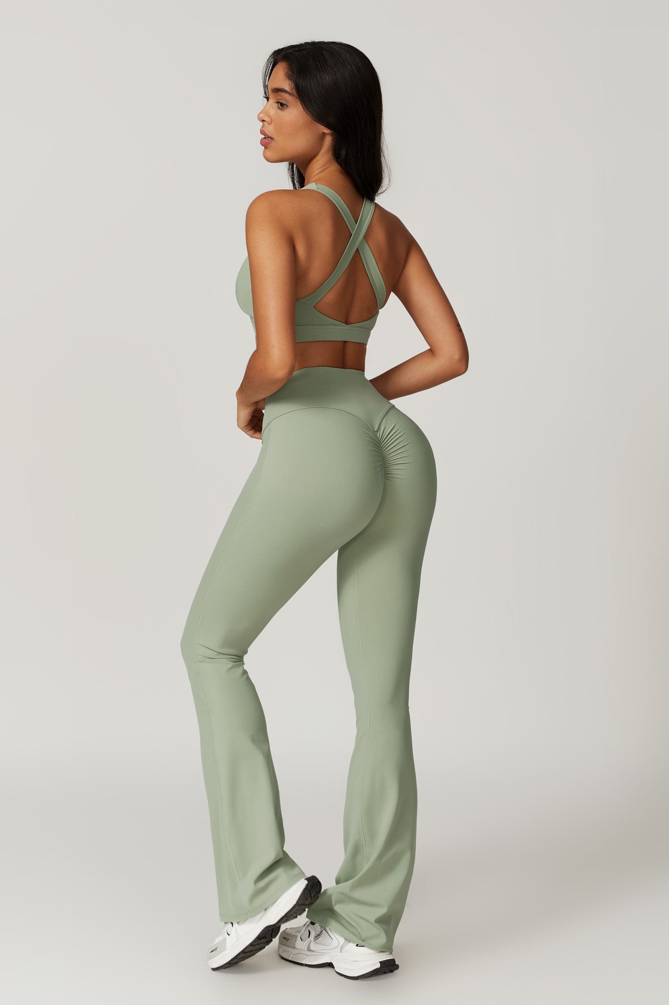 Fit Sports Bra - Pistachio - Maison and Aurora