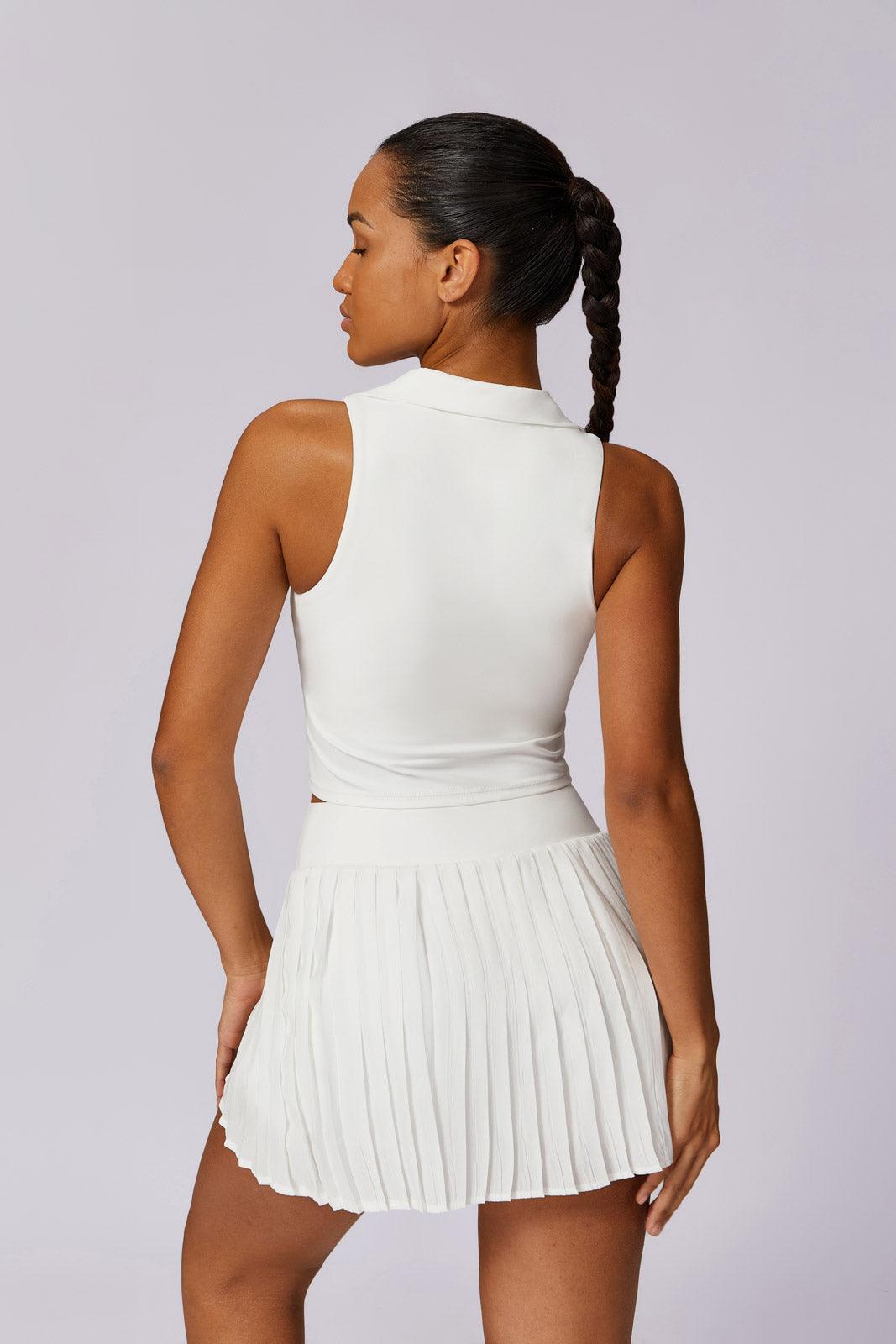 Quinn Skirt - Porcelain White Maison and Aurora