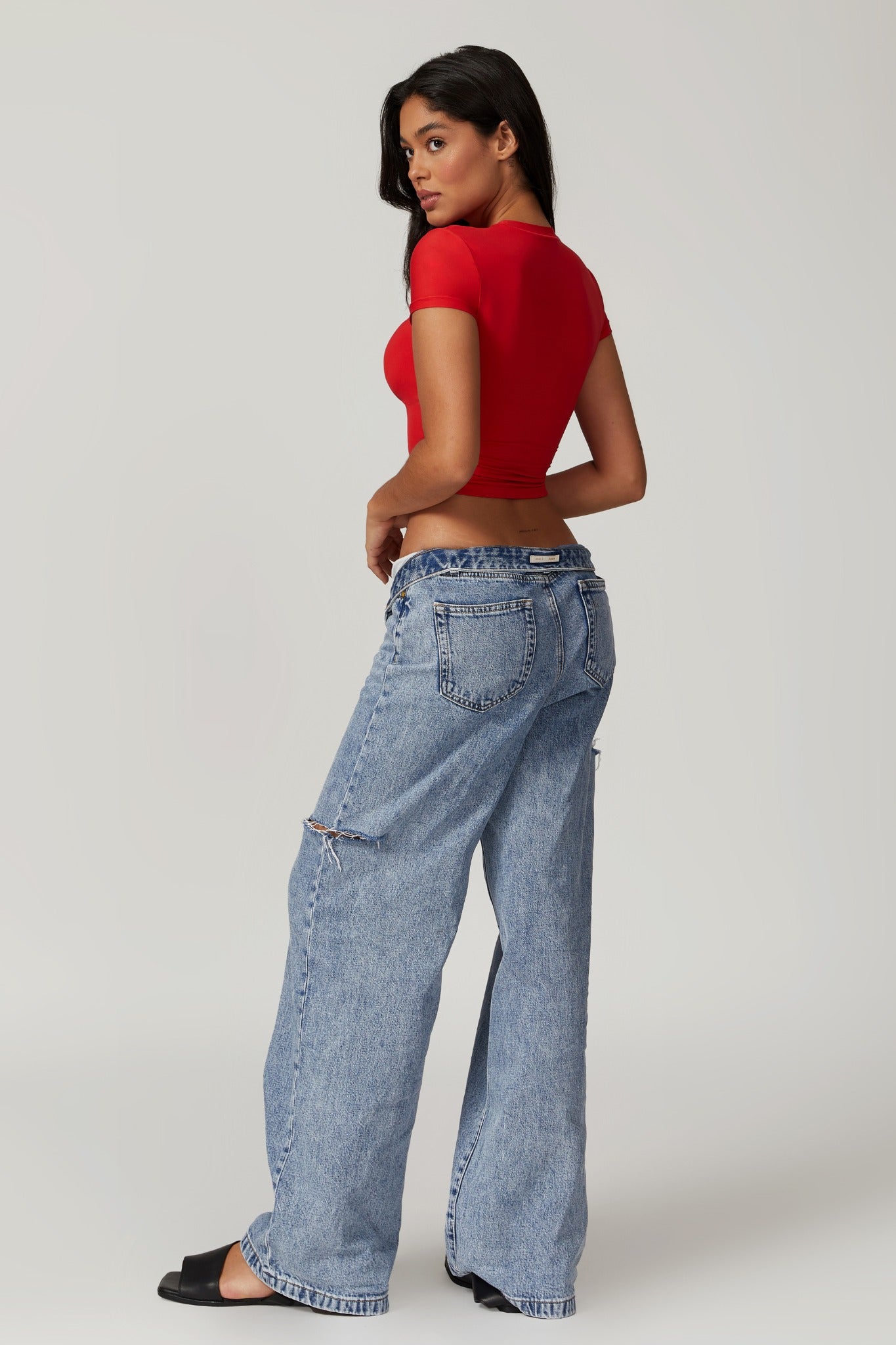 Melanie Crop Top - Red - Maison and Aurora