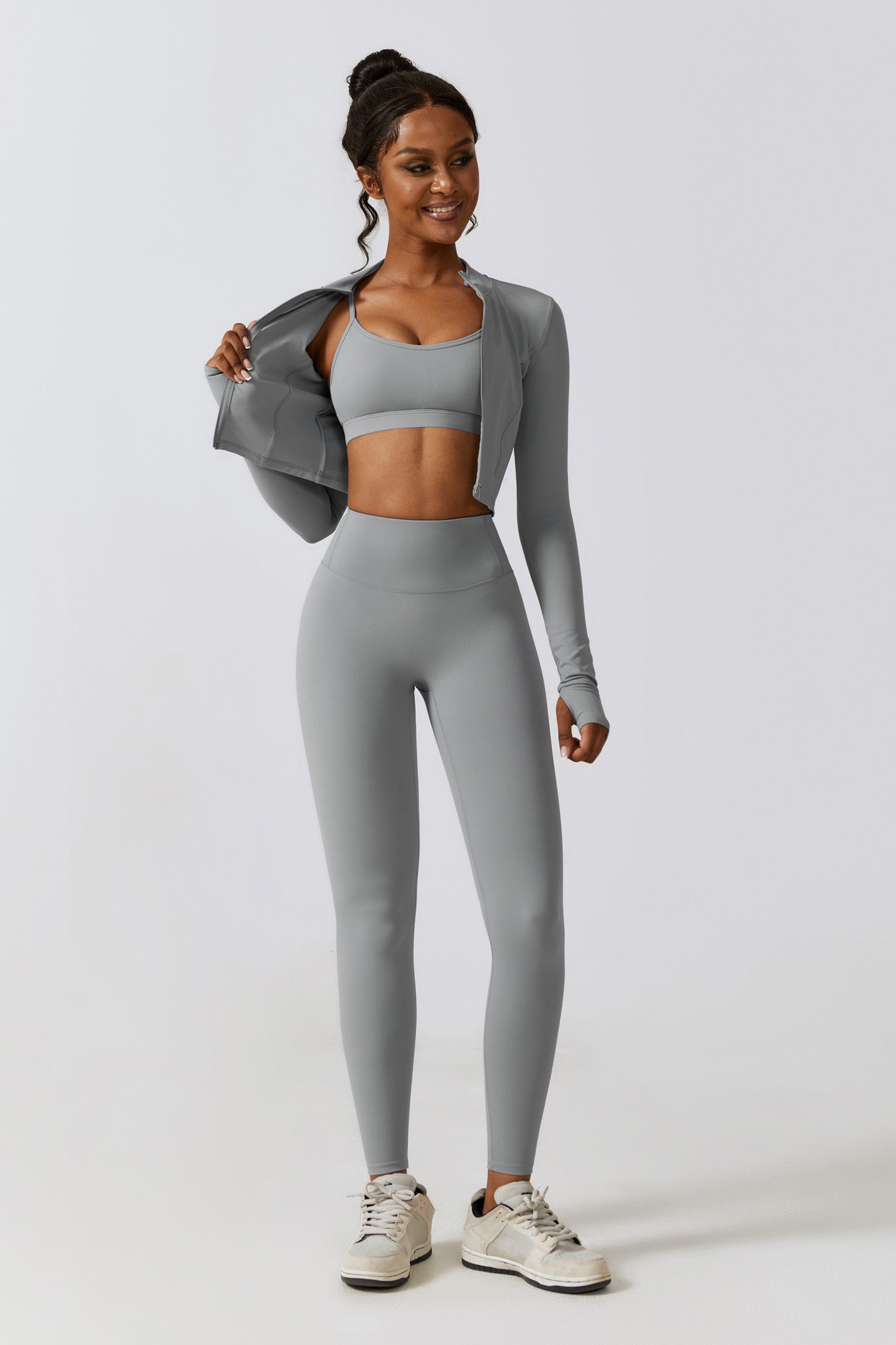 Fit Jacket - Rhino Gray - Maison and Aurora